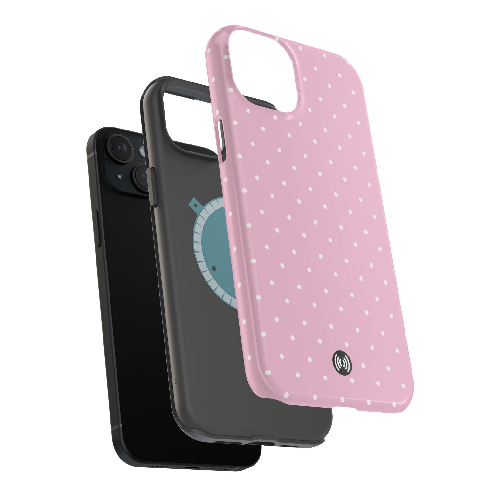 Pink Polka Dot Magnetic Impact-Resistant Phone Case | Cellfinds - Image 20