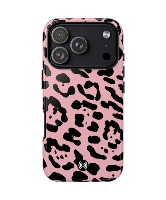 Pink Leopard Print Tough Phone Case | Cellfinds