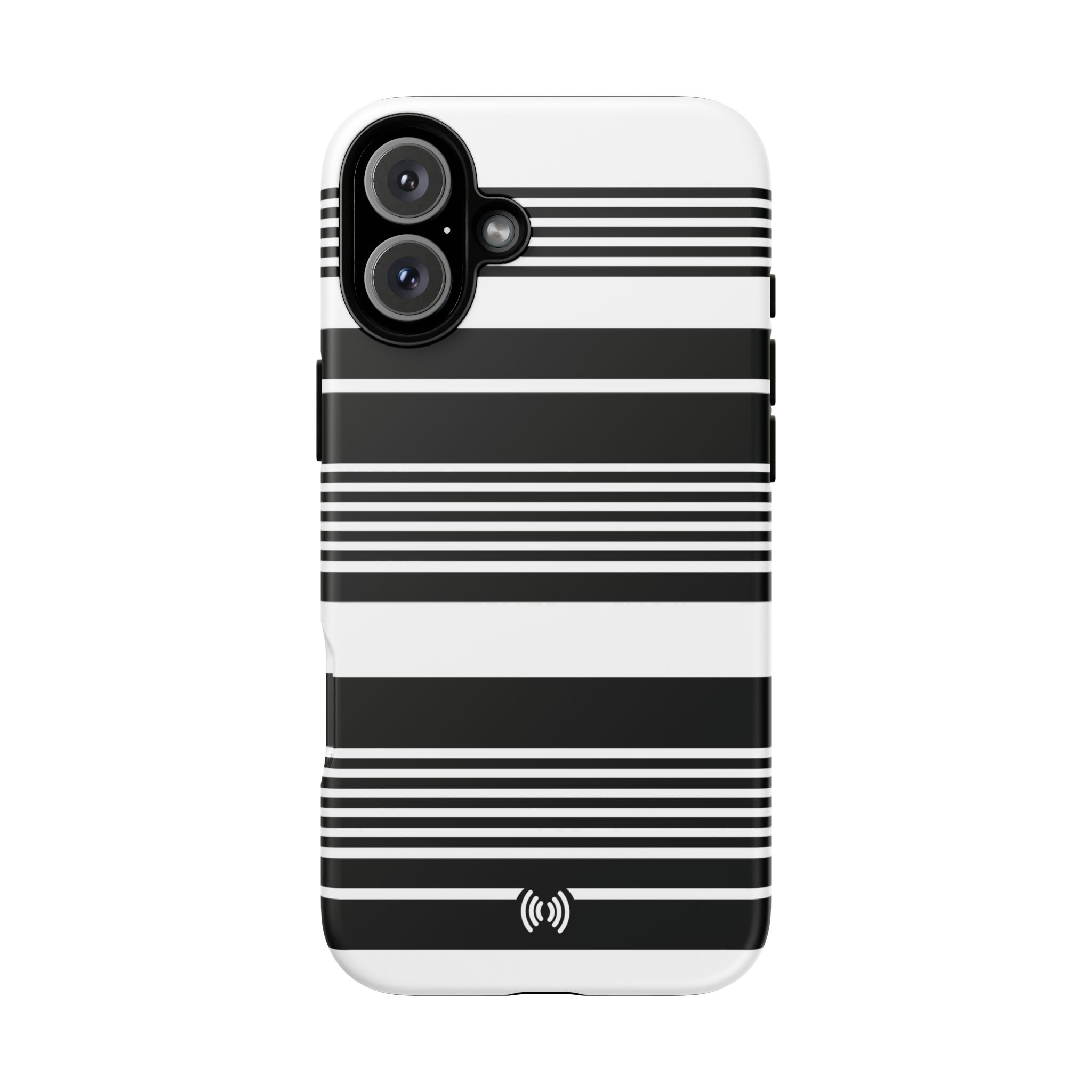 Black & White Striped Phone Case - Image 28