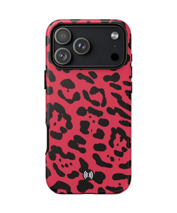 Hot pink leopard print cute phone case by CellFinds