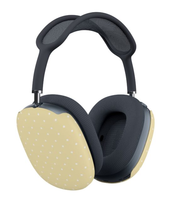 Yellow Polka Dot AirPods Max Ear Cup Covers