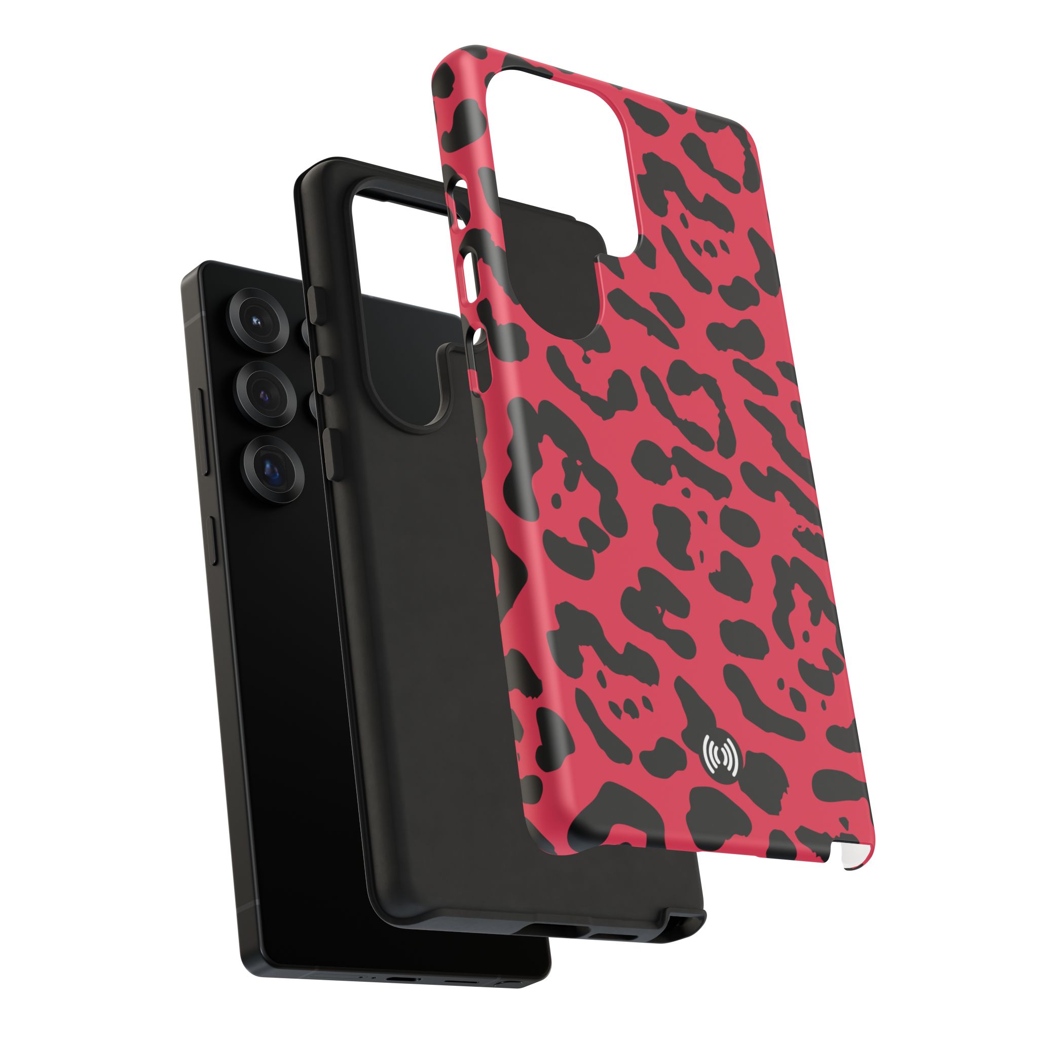 Ruby Red Leopard Print Tough Phone Case | Cellfinds - Image 107