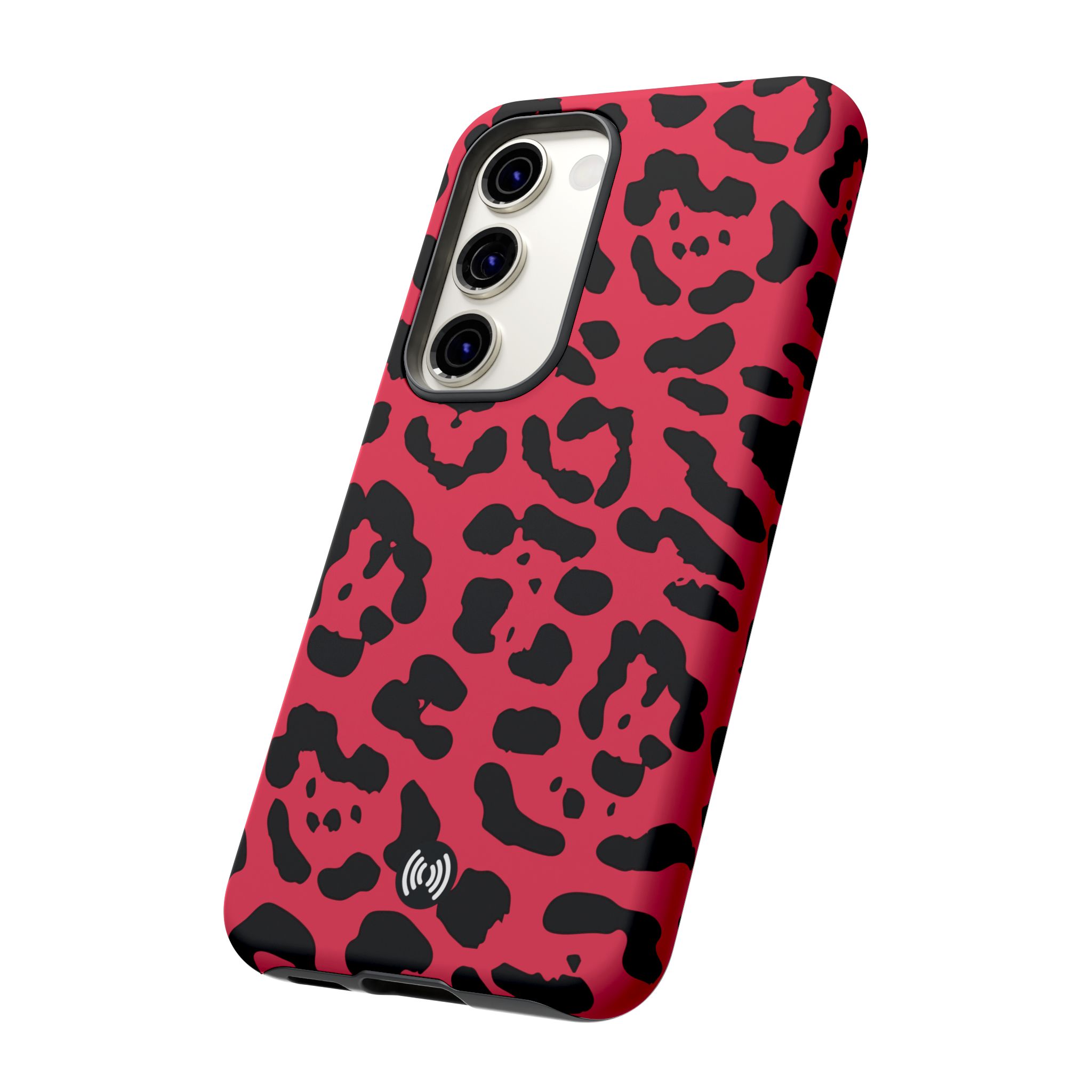 Ruby Red Leopard Print Tough Phone Case | Cellfinds - Image 6