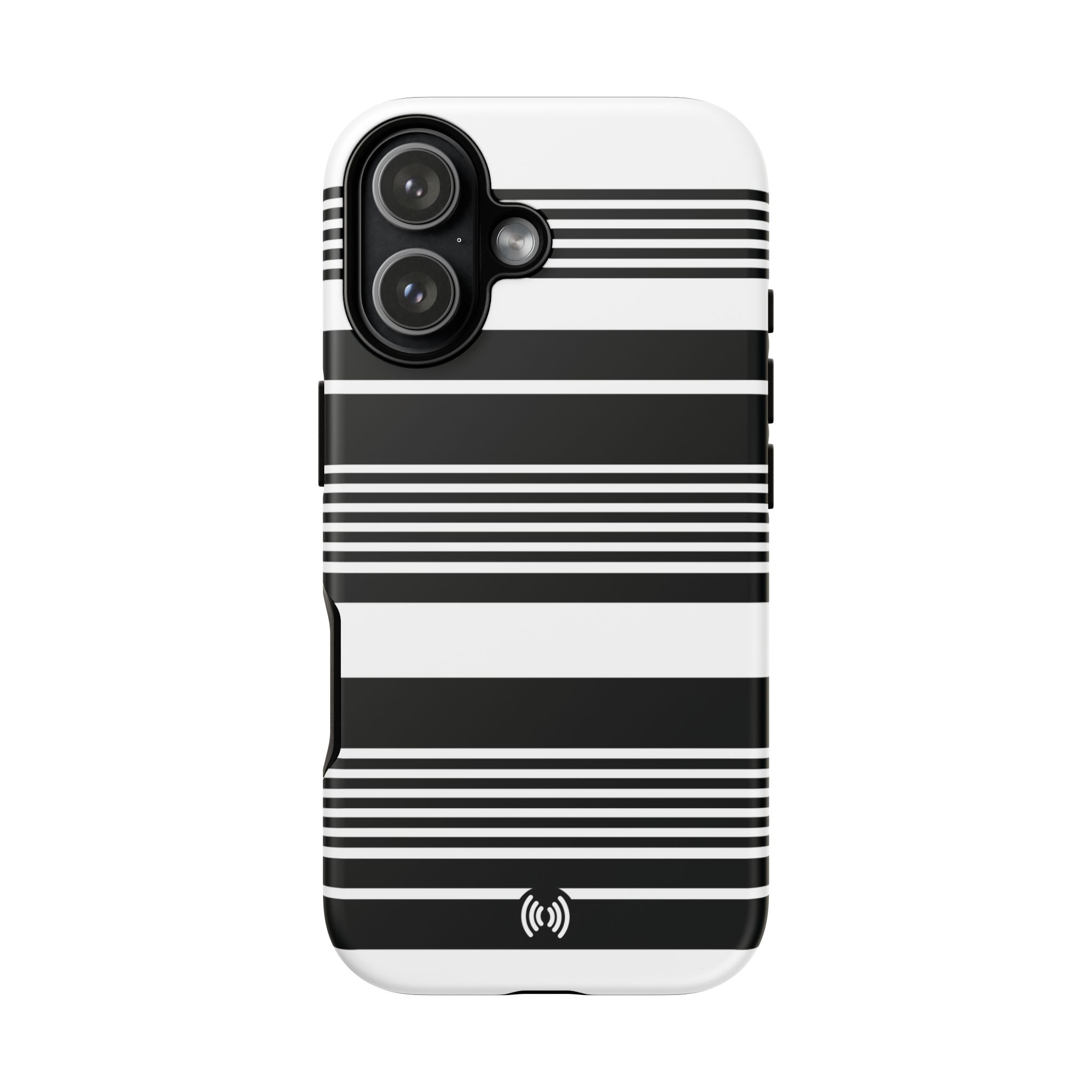 Black & White Striped Phone Case - Image 40