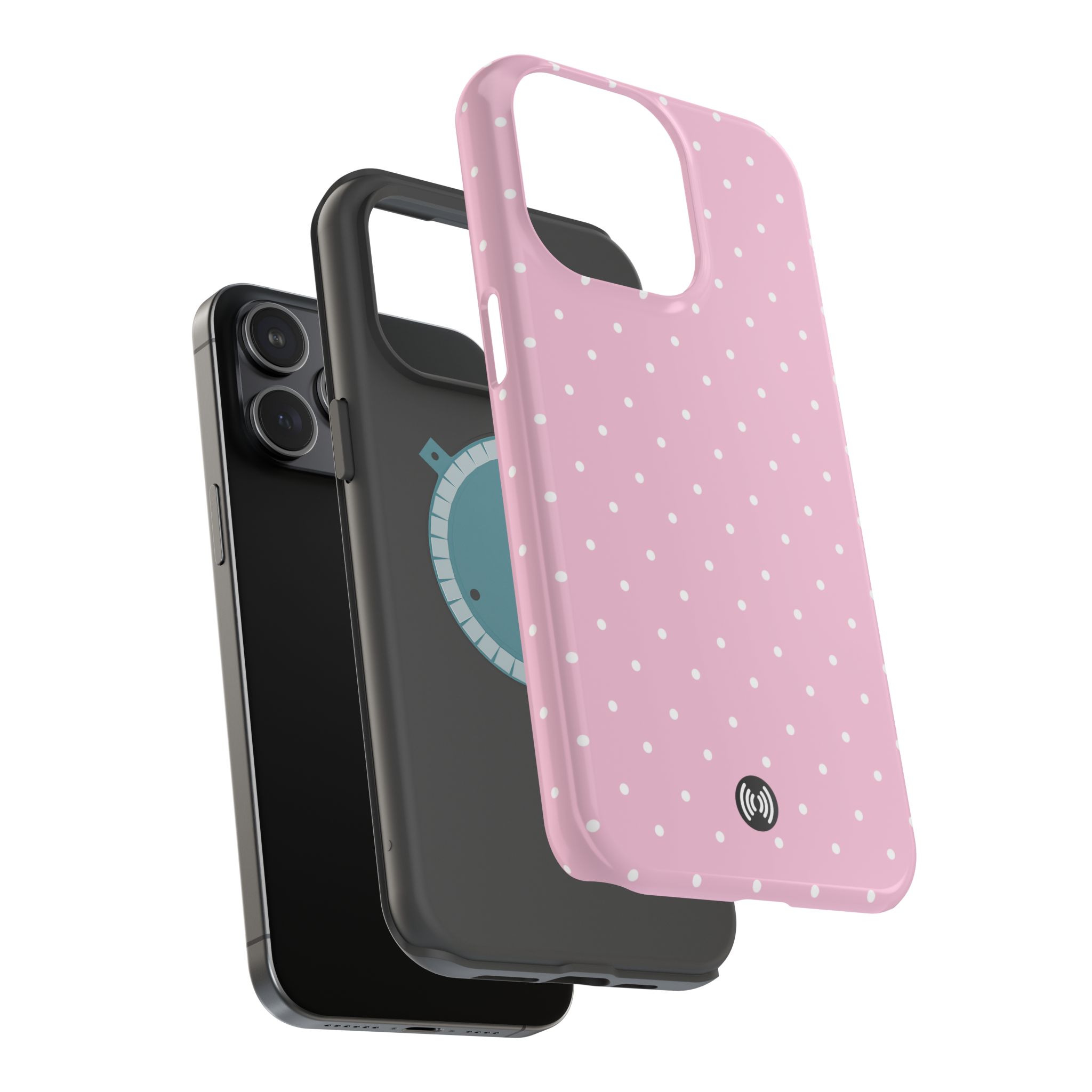 Pink Polka Dot Magnetic Impact-Resistant Phone Case | Cellfinds - Image 27