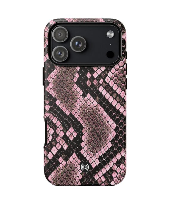 Pink Snake Skin Phone Case