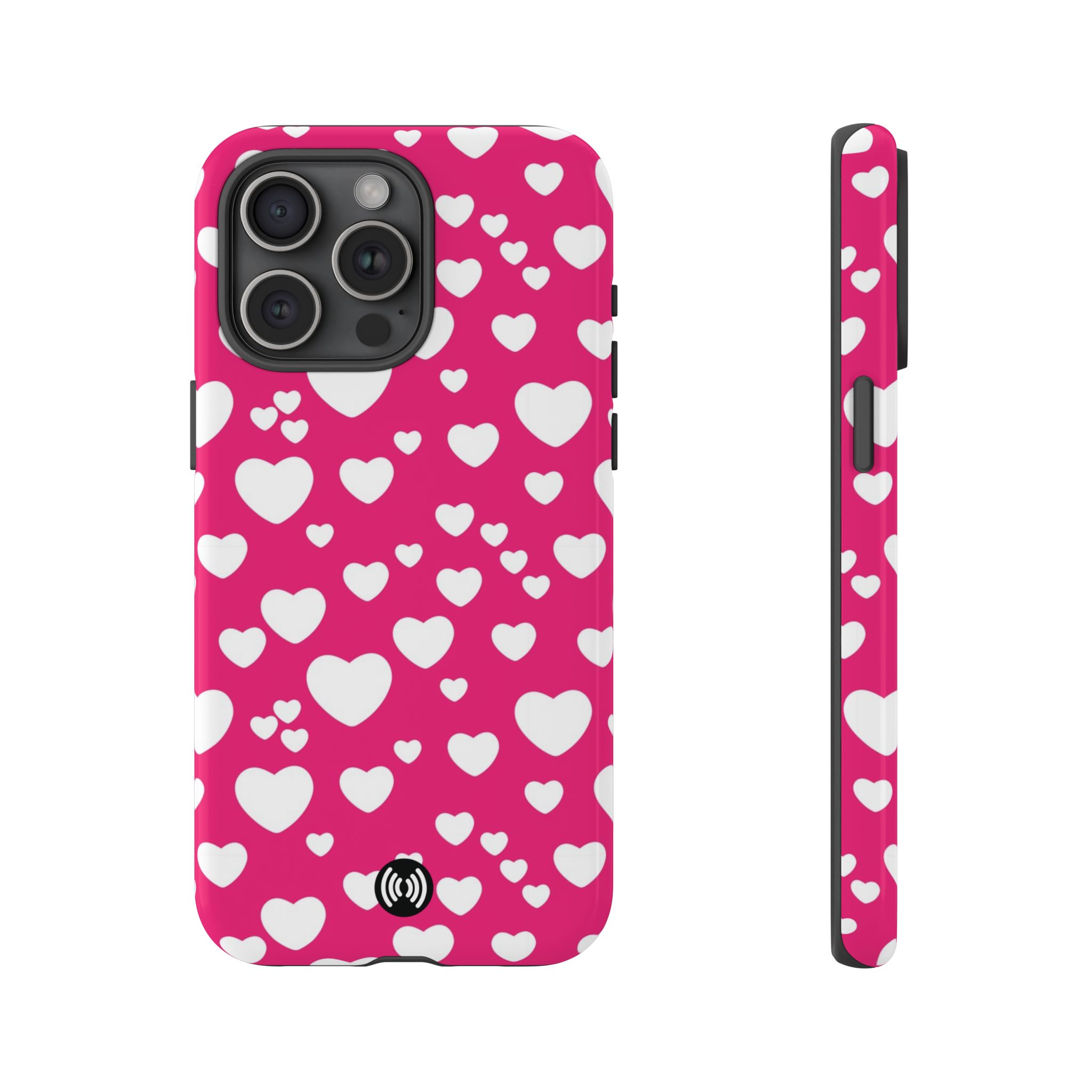 Pink Heart iPhone Models & Samsung - Image 3