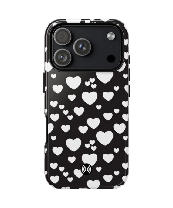 Black & White Heart Phone Case