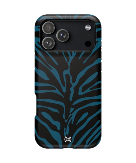 Teal Zebra MagSafe® Phone Case