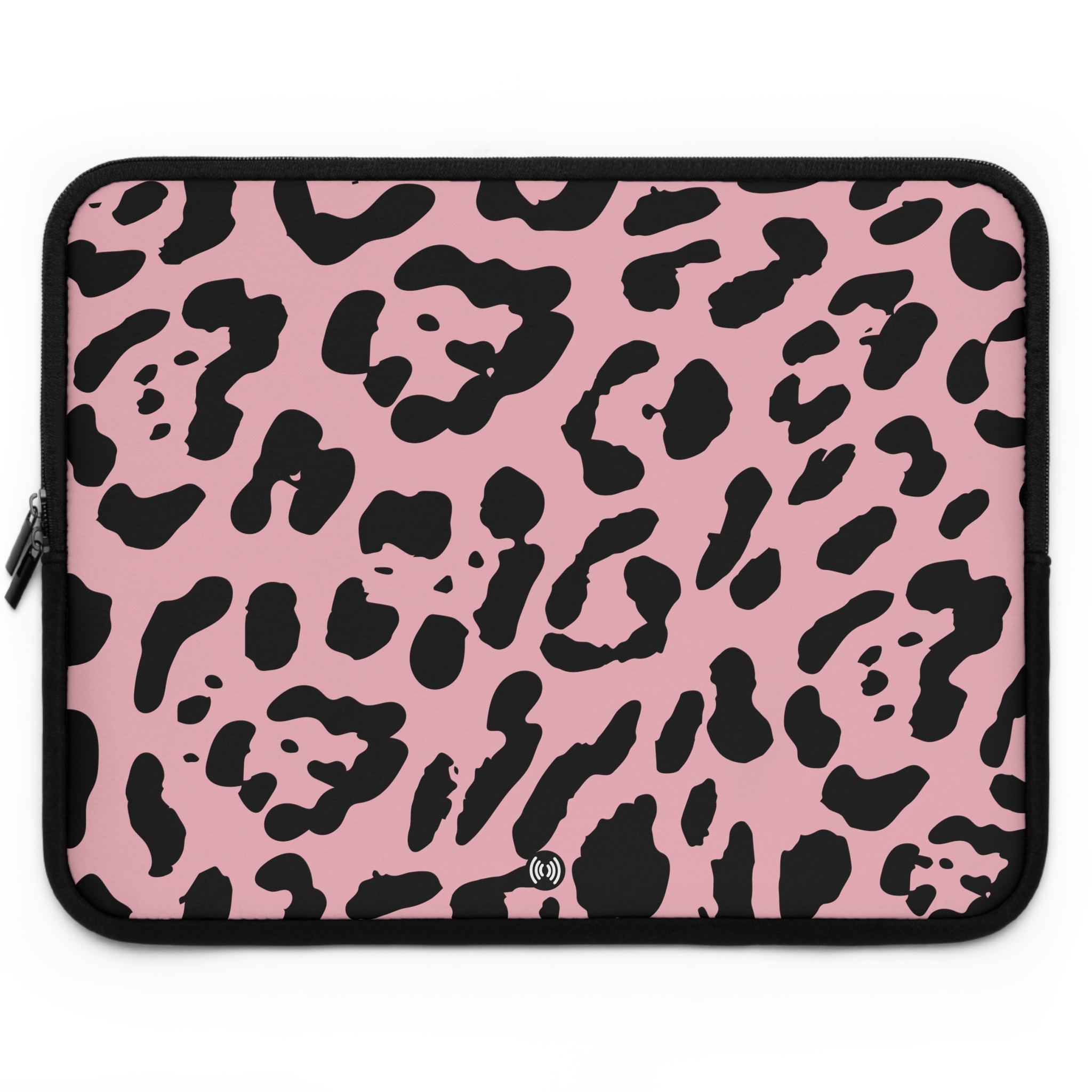Pink Leopard Print Laptop Sleeve — Cute Protective Neoprene Case - Image 11