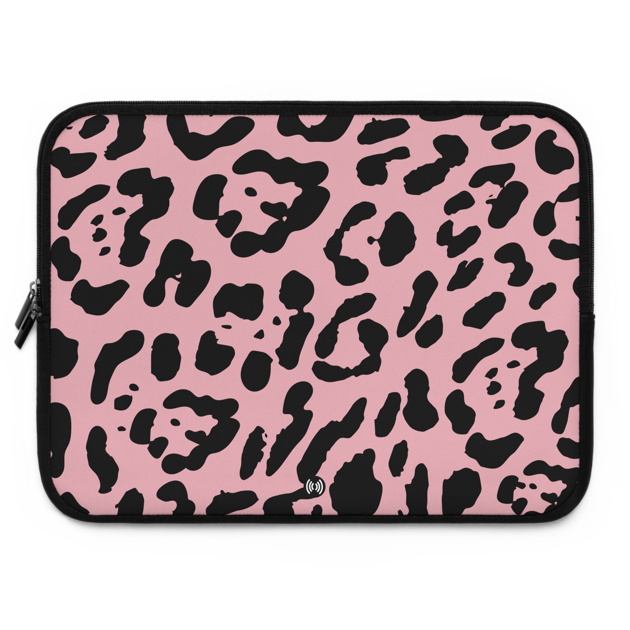 Pink Leopard Print Laptop Sleeve — Cute Protective Neoprene Case - Image 6