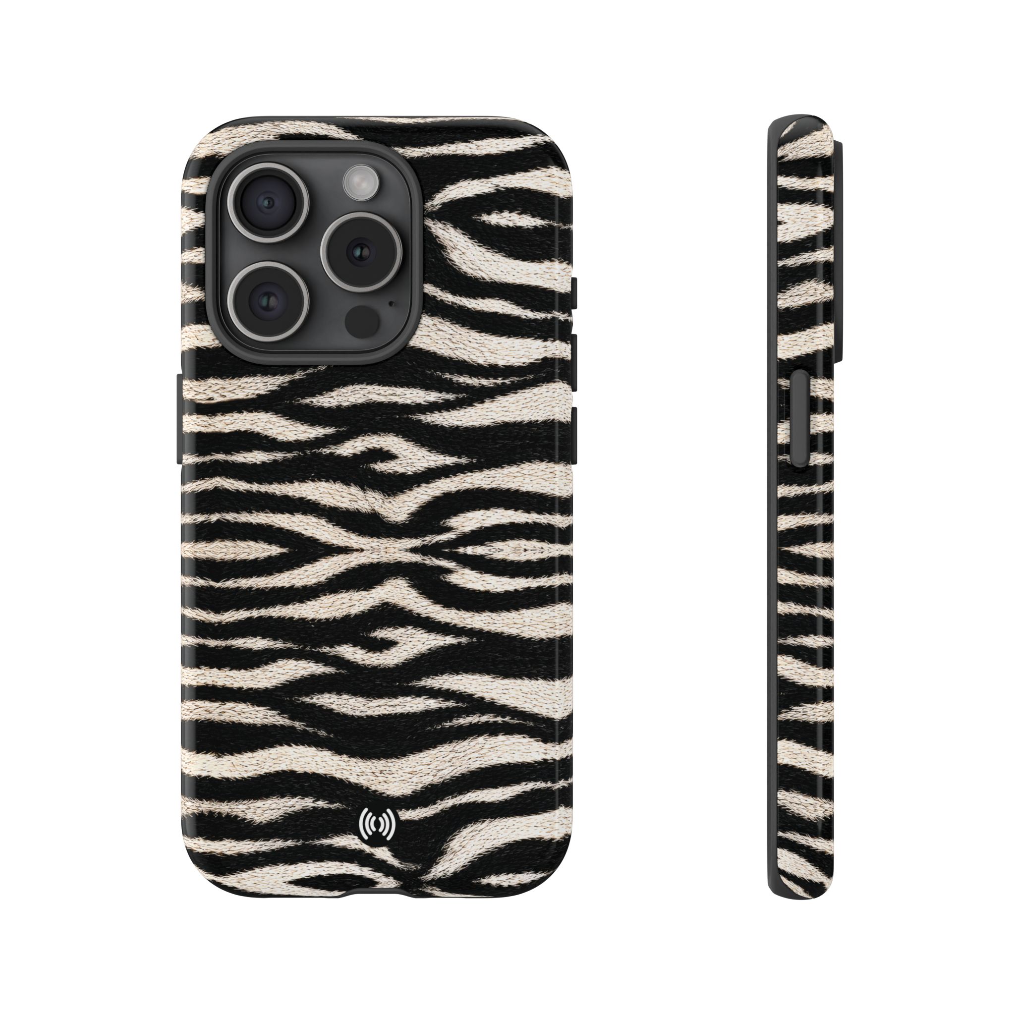 Zebra Print Tough Phone Case — Rugged Protective iPhone Cover - Image 6