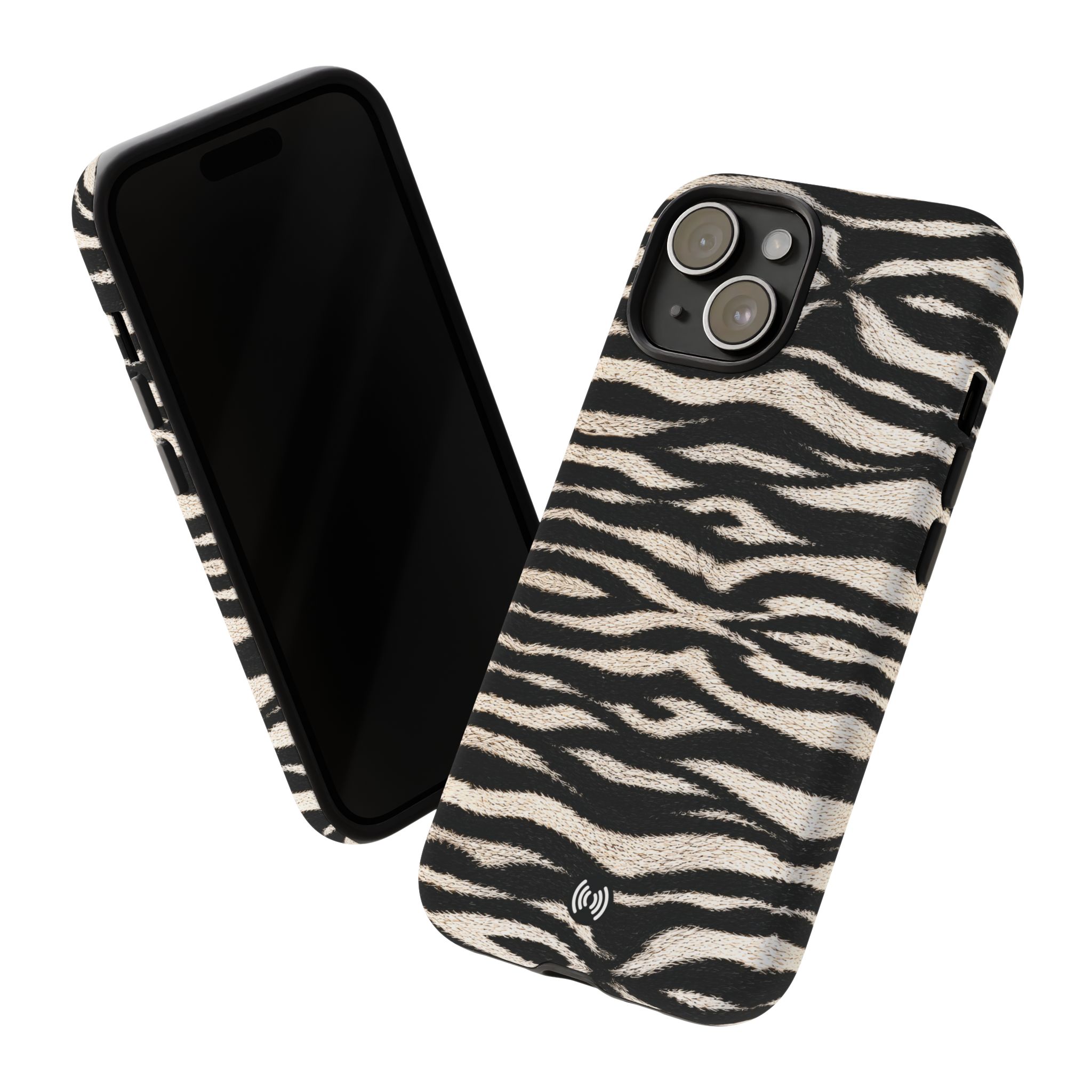 Zebra Print Tough Phone Case — Rugged Protective iPhone Cover - Image 5