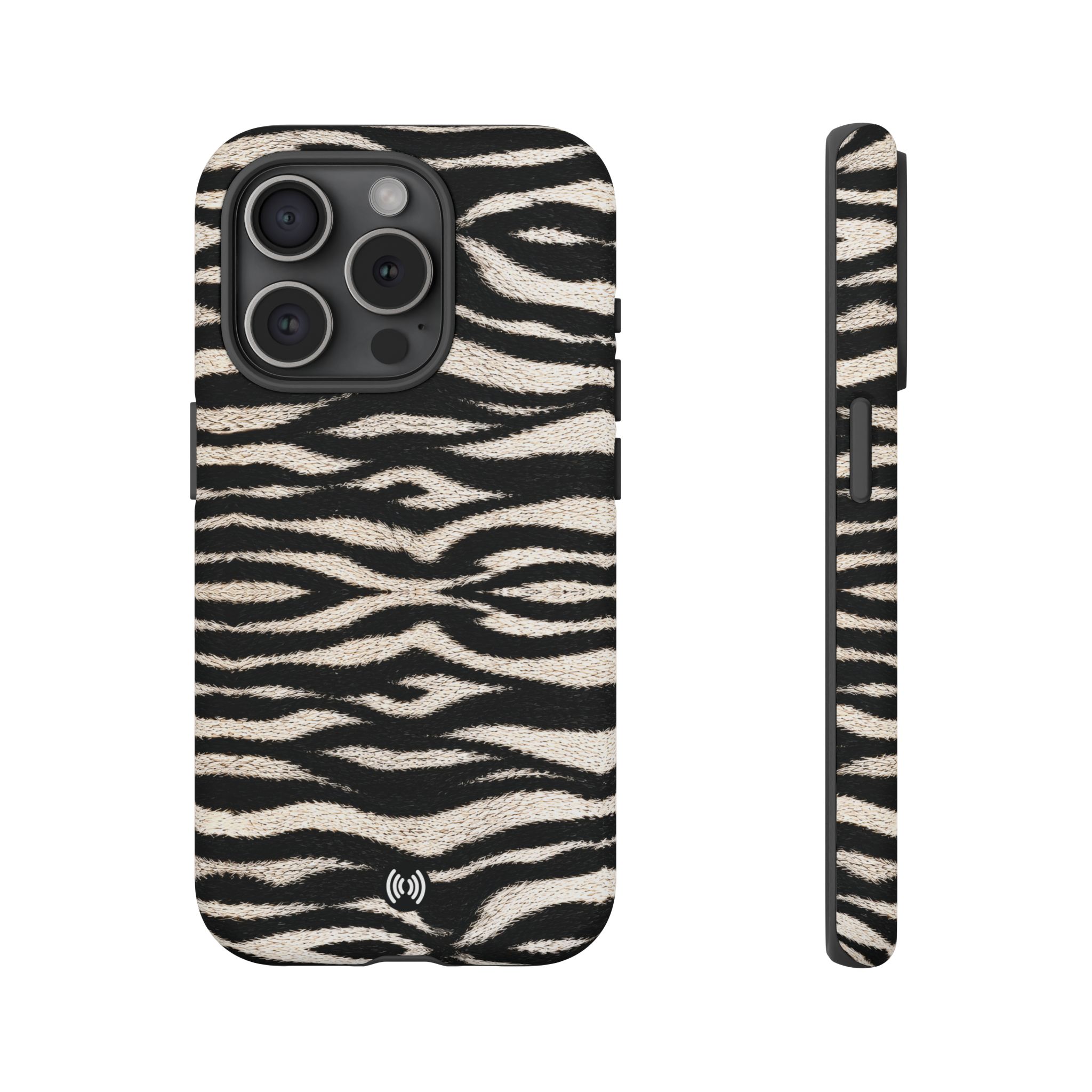 Zebra Print Tough Phone Case — Rugged Protective iPhone Cover - Image 8