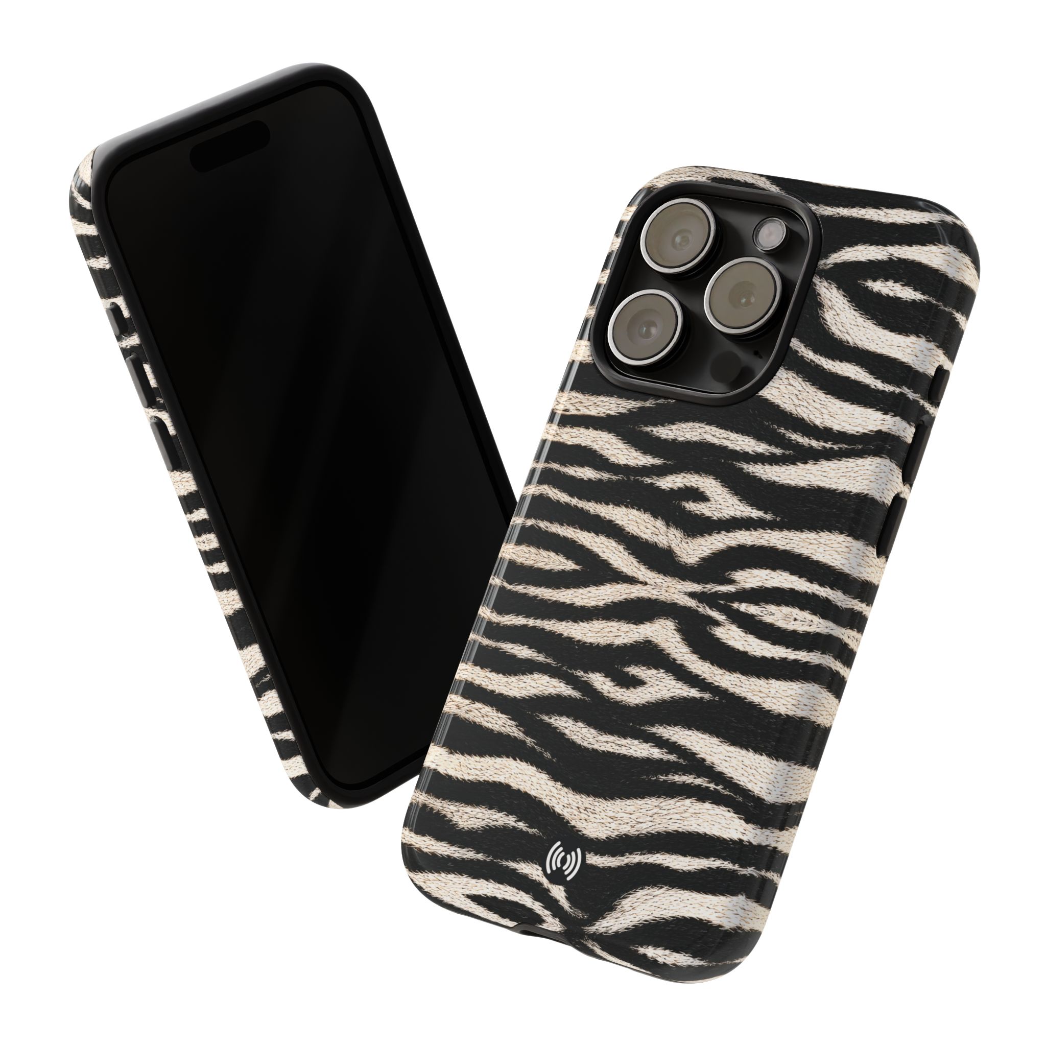 Zebra Print Tough Phone Case — Rugged Protective iPhone Cover - Image 7