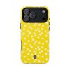 Yellow polka dot MagSafe phone case by CellFinds