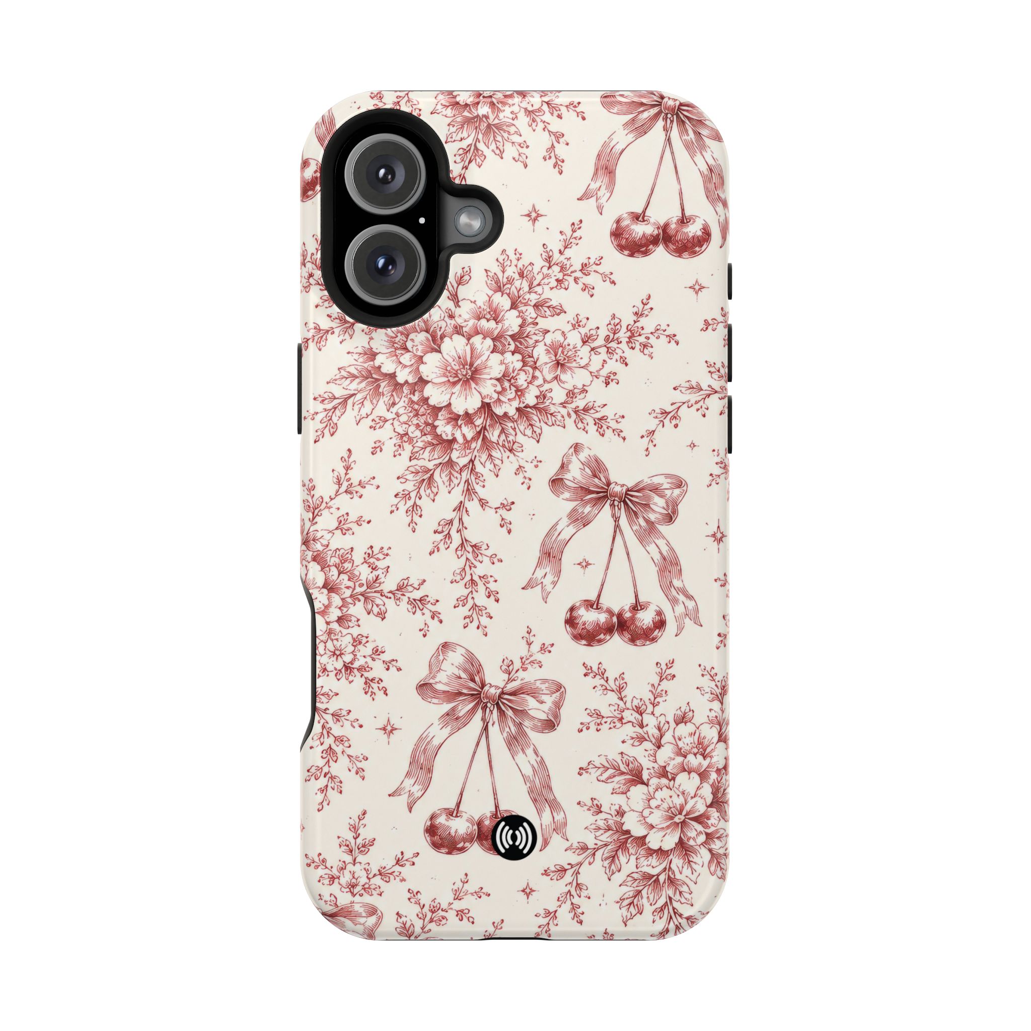 Floral Bow Magnetic Phone Case — Vintage Rose Impact-Resistant Cover - Image 39