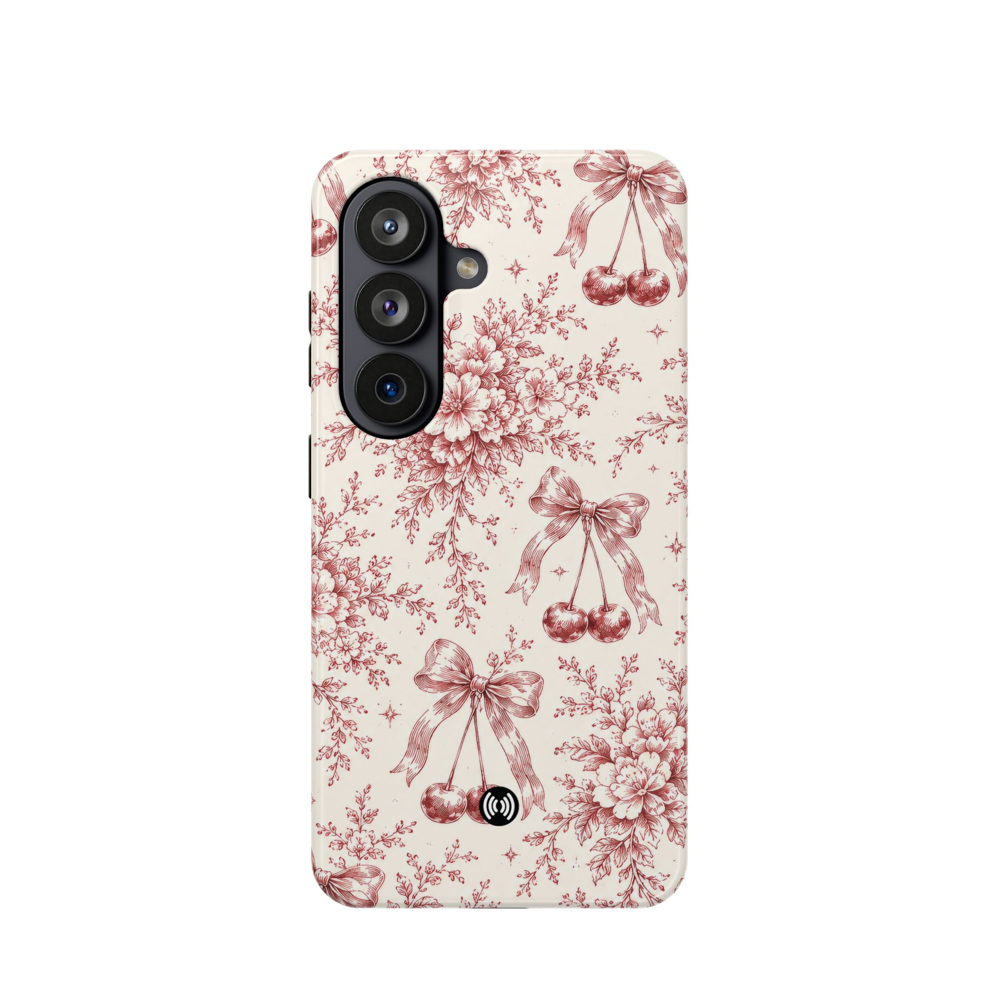 Floral Bow Magnetic Phone Case — Vintage Rose Impact-Resistant Cover - Image 70