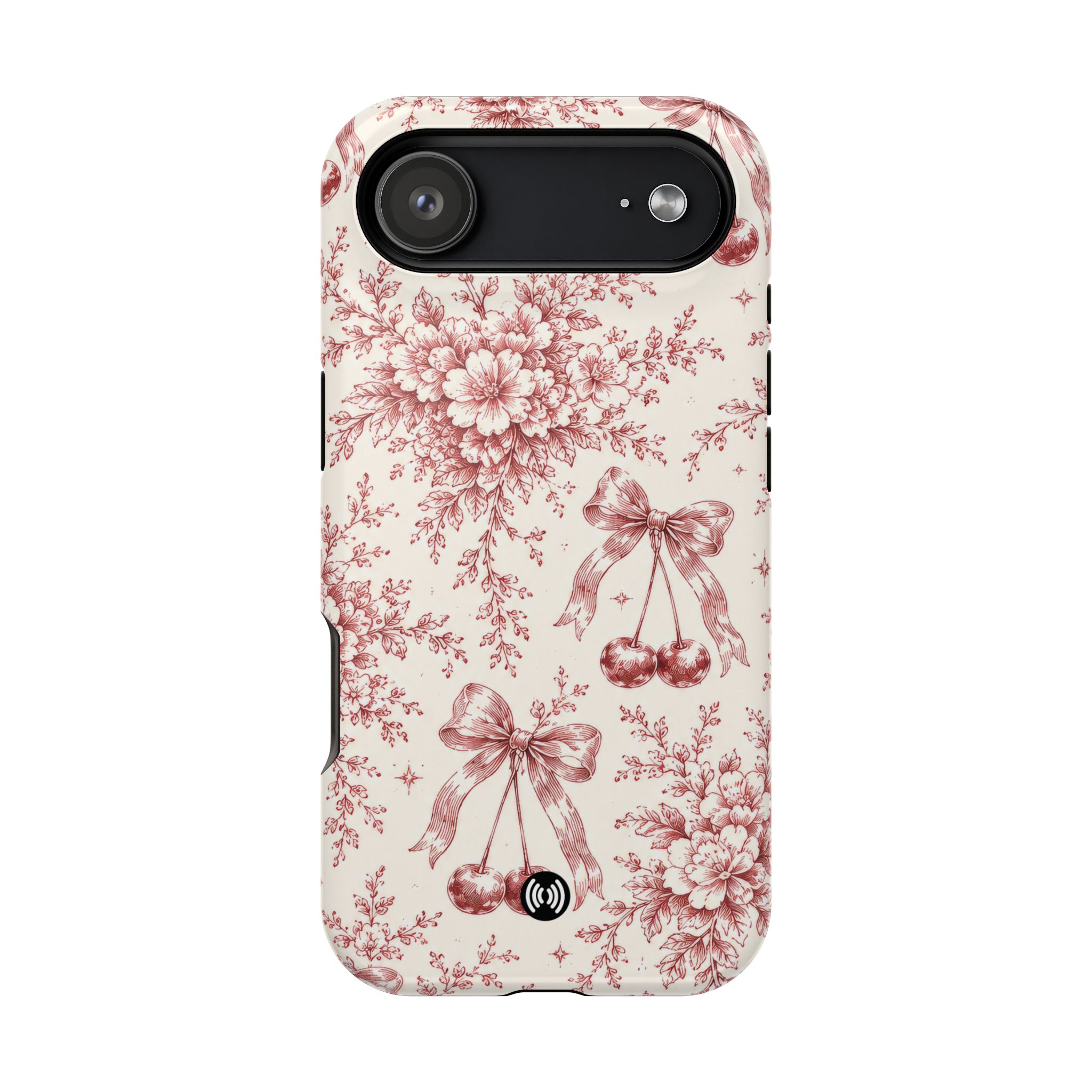 Floral Bow Magnetic Phone Case — Vintage Rose Impact-Resistant Cover - Image 65