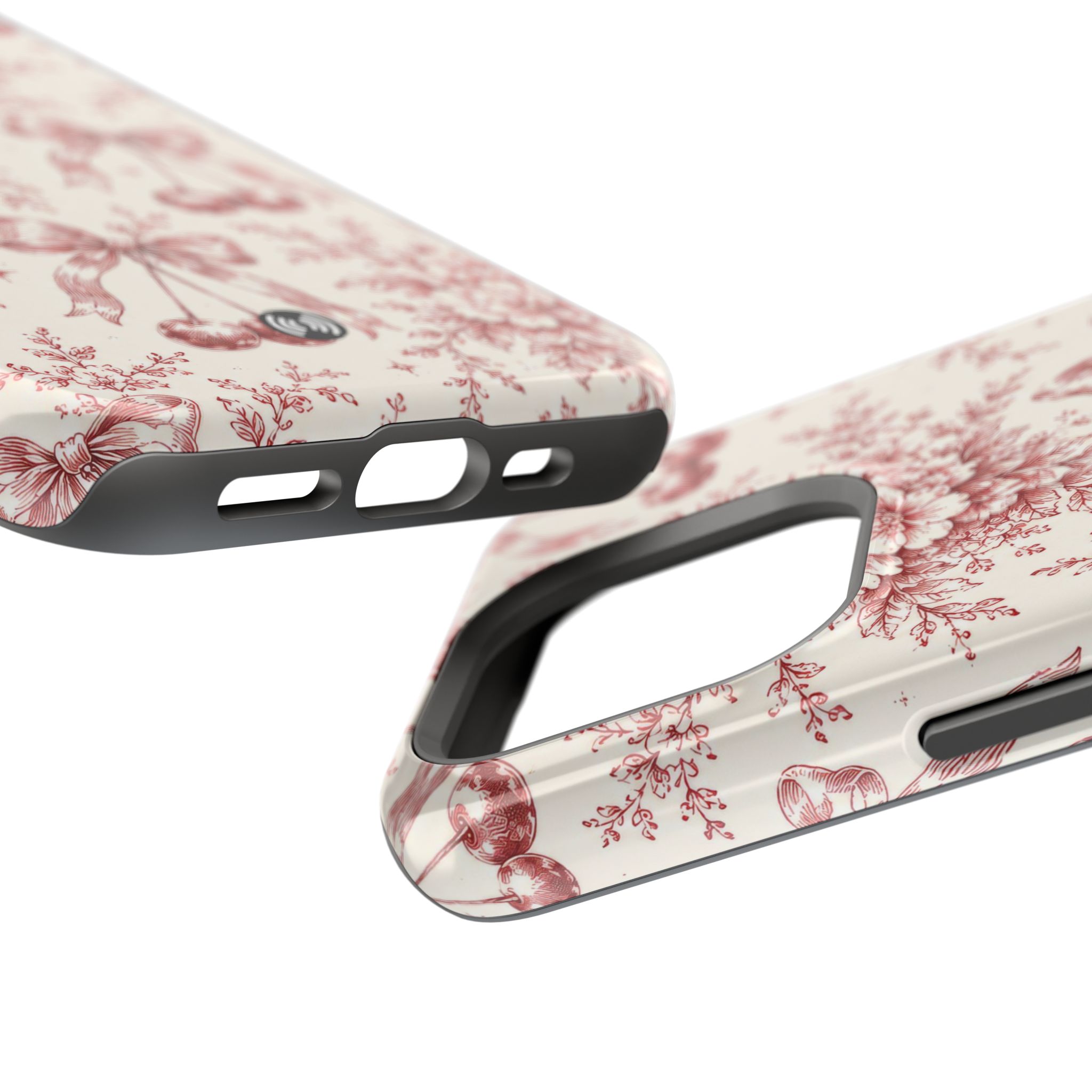 Floral Bow Magnetic Phone Case — Vintage Rose Impact-Resistant Cover - Image 12