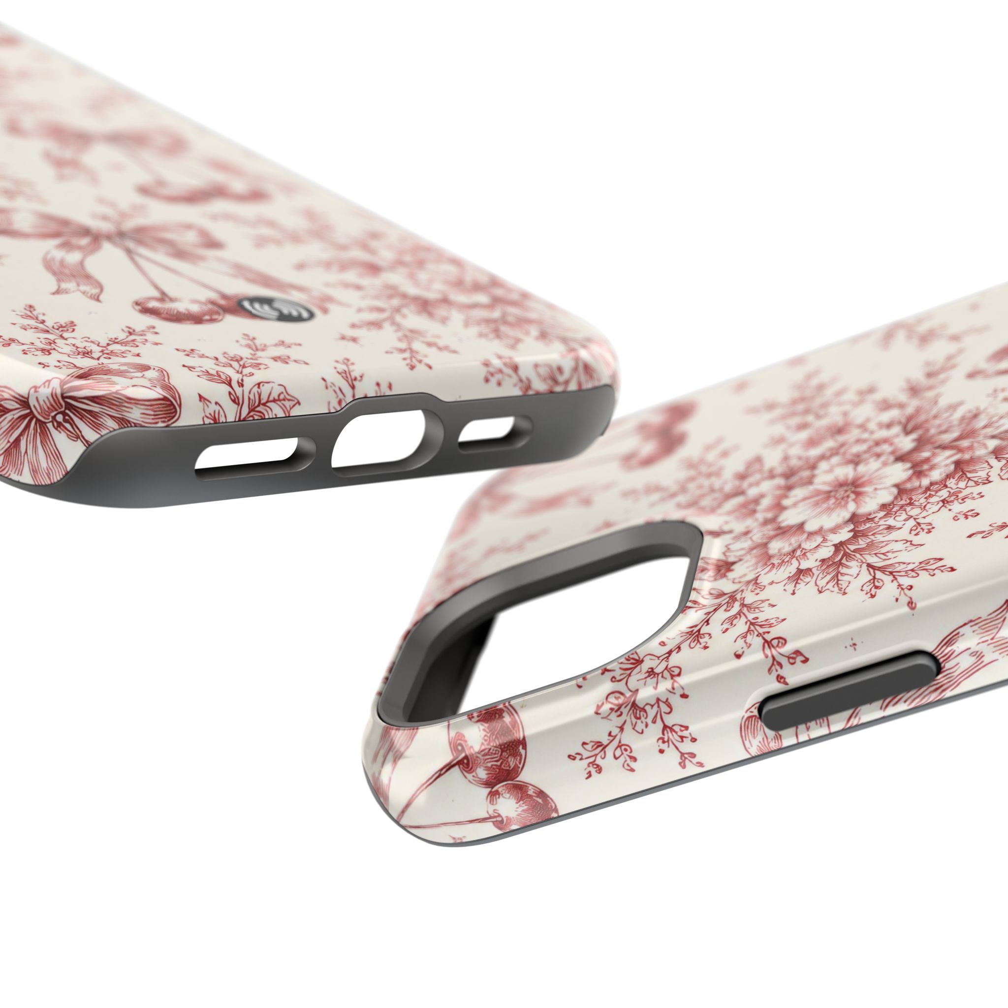 Floral Bow Magnetic Phone Case — Vintage Rose Impact-Resistant Cover - Image 19