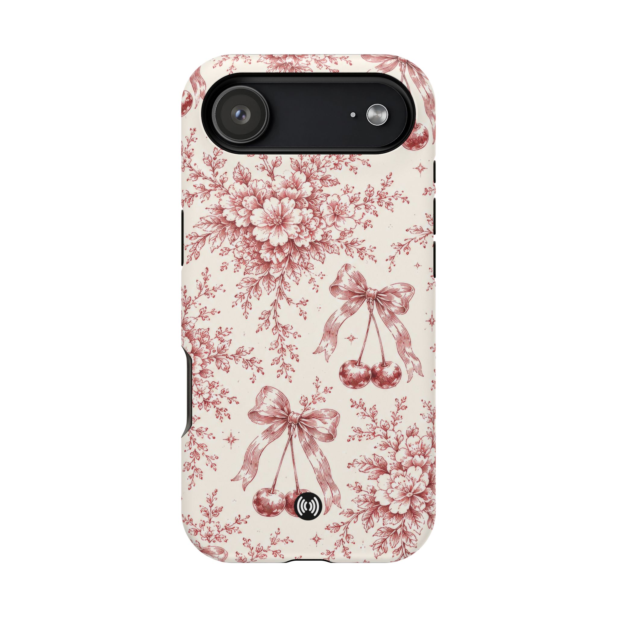 Floral Bow Magnetic Phone Case — Vintage Rose Impact-Resistant Cover - Image 66