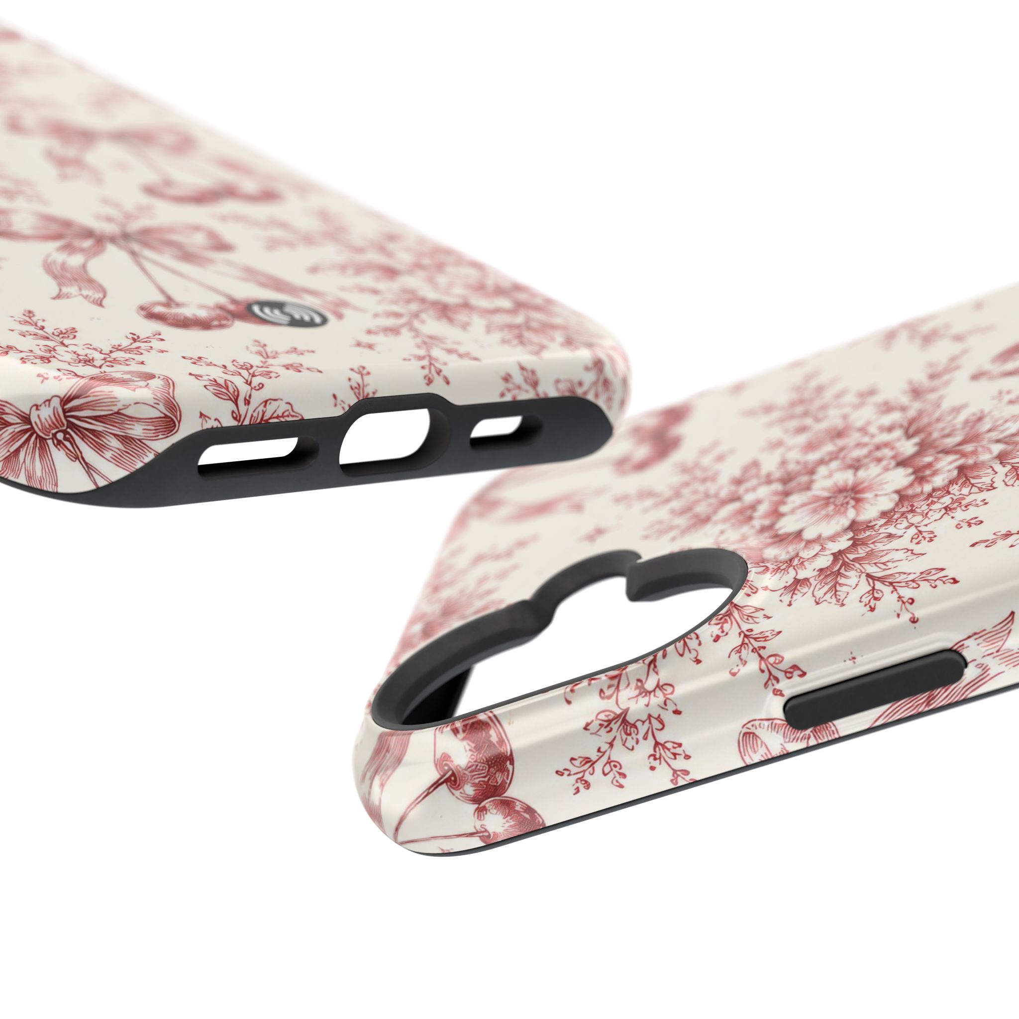 Floral Bow Magnetic Phone Case — Vintage Rose Impact-Resistant Cover - Image 42