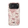 Vintage rose floral bow MagSafe phone case by CellFinds