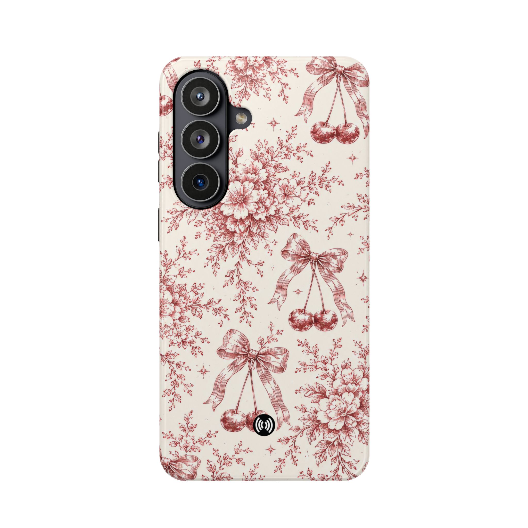 Floral Bow Magnetic Phone Case — Vintage Rose Impact-Resistant Cover - Image 71