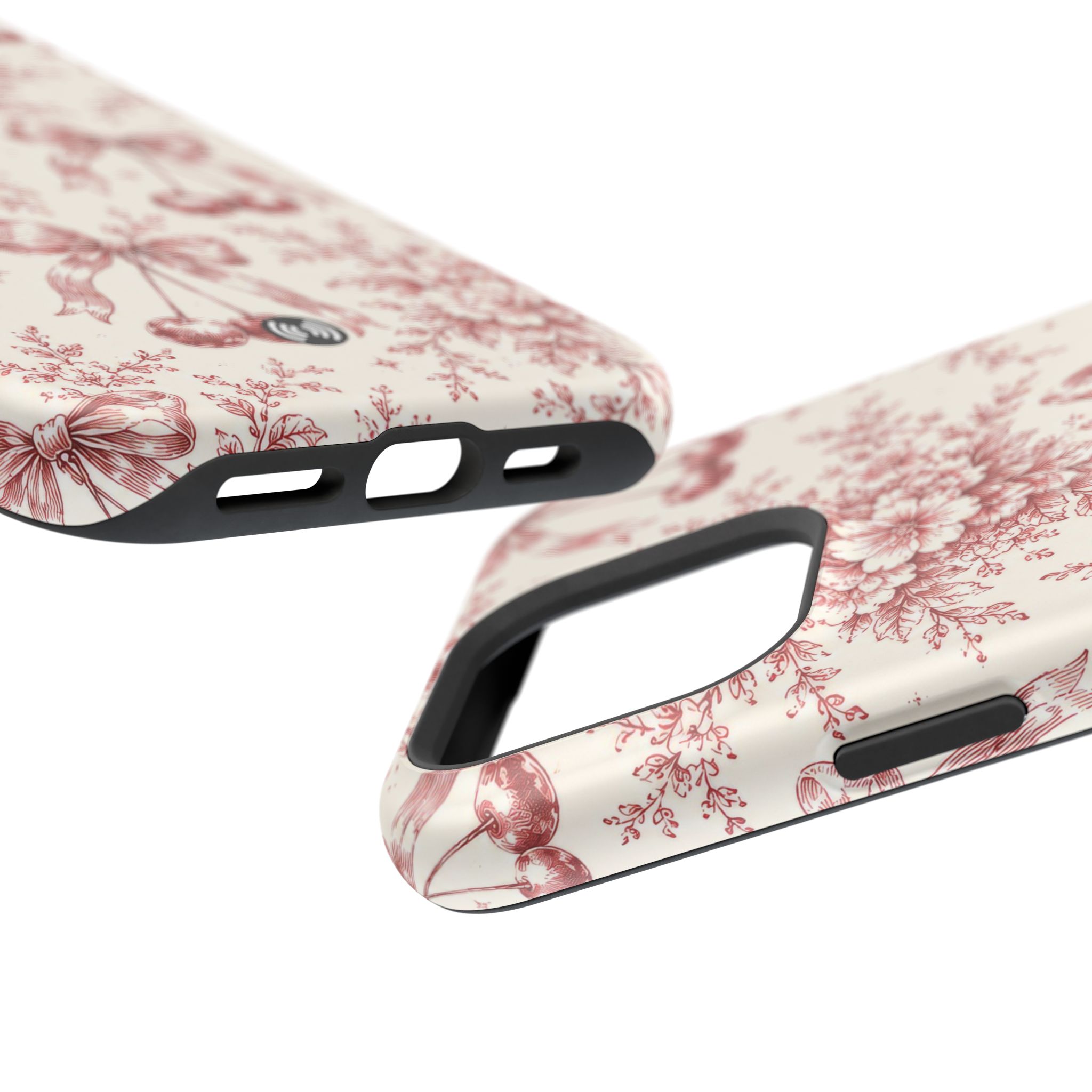 Floral Bow Magnetic Phone Case — Vintage Rose Impact-Resistant Cover - Image 62