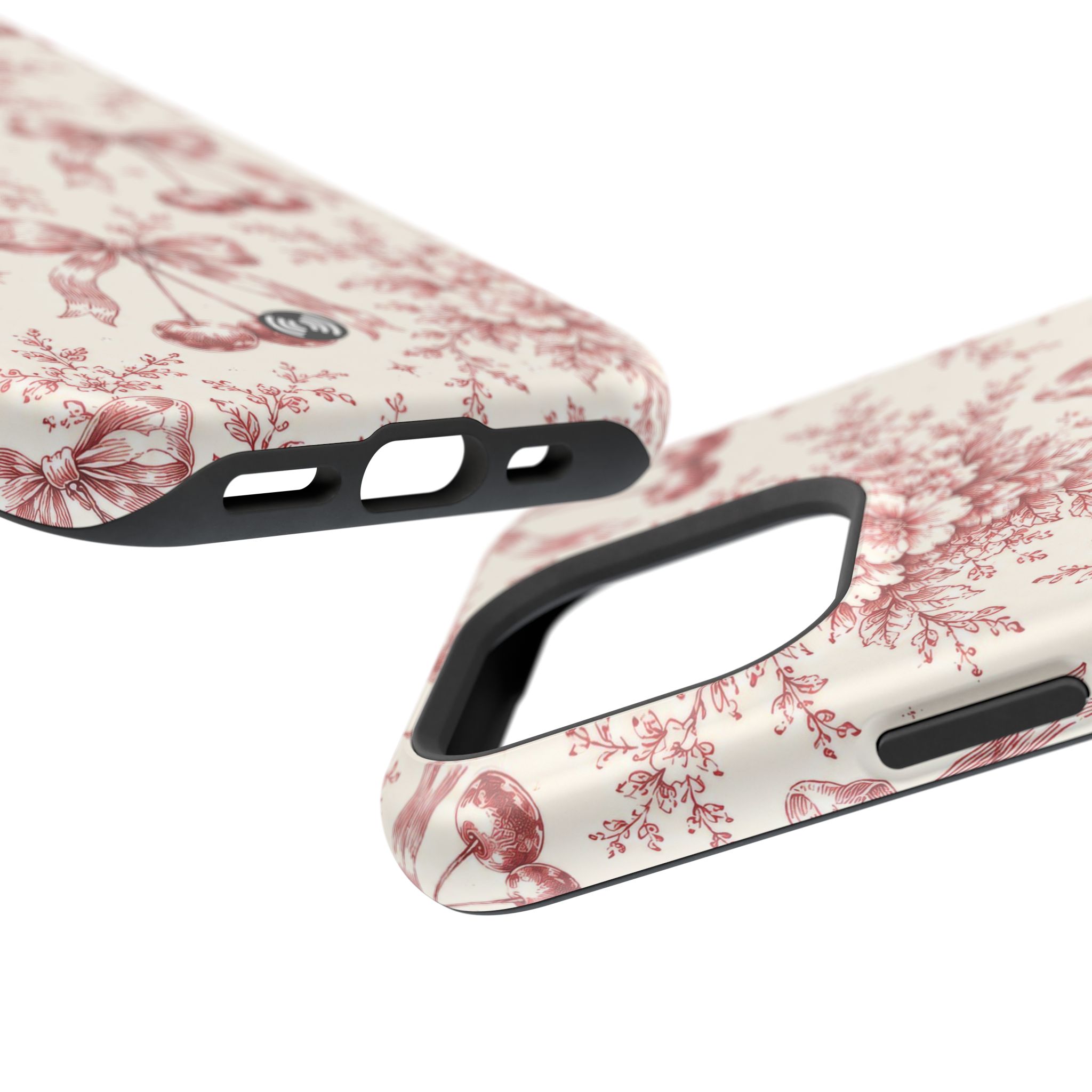 Floral Bow Magnetic Phone Case — Vintage Rose Impact-Resistant Cover - Image 54