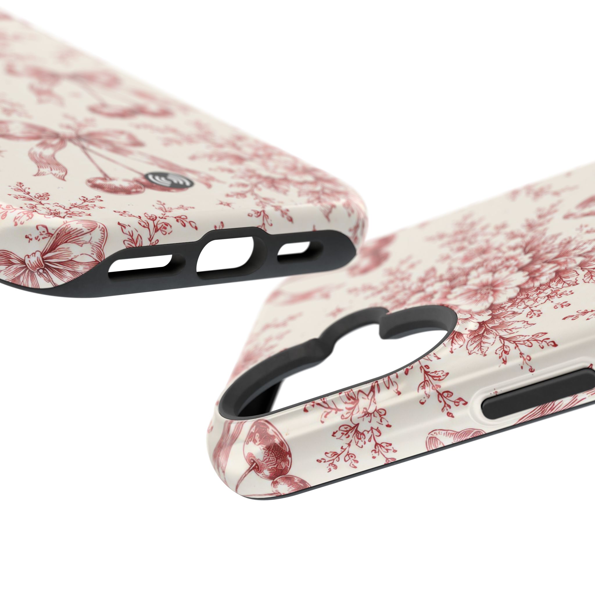 Floral Bow Magnetic Phone Case — Vintage Rose Impact-Resistant Cover - Image 34