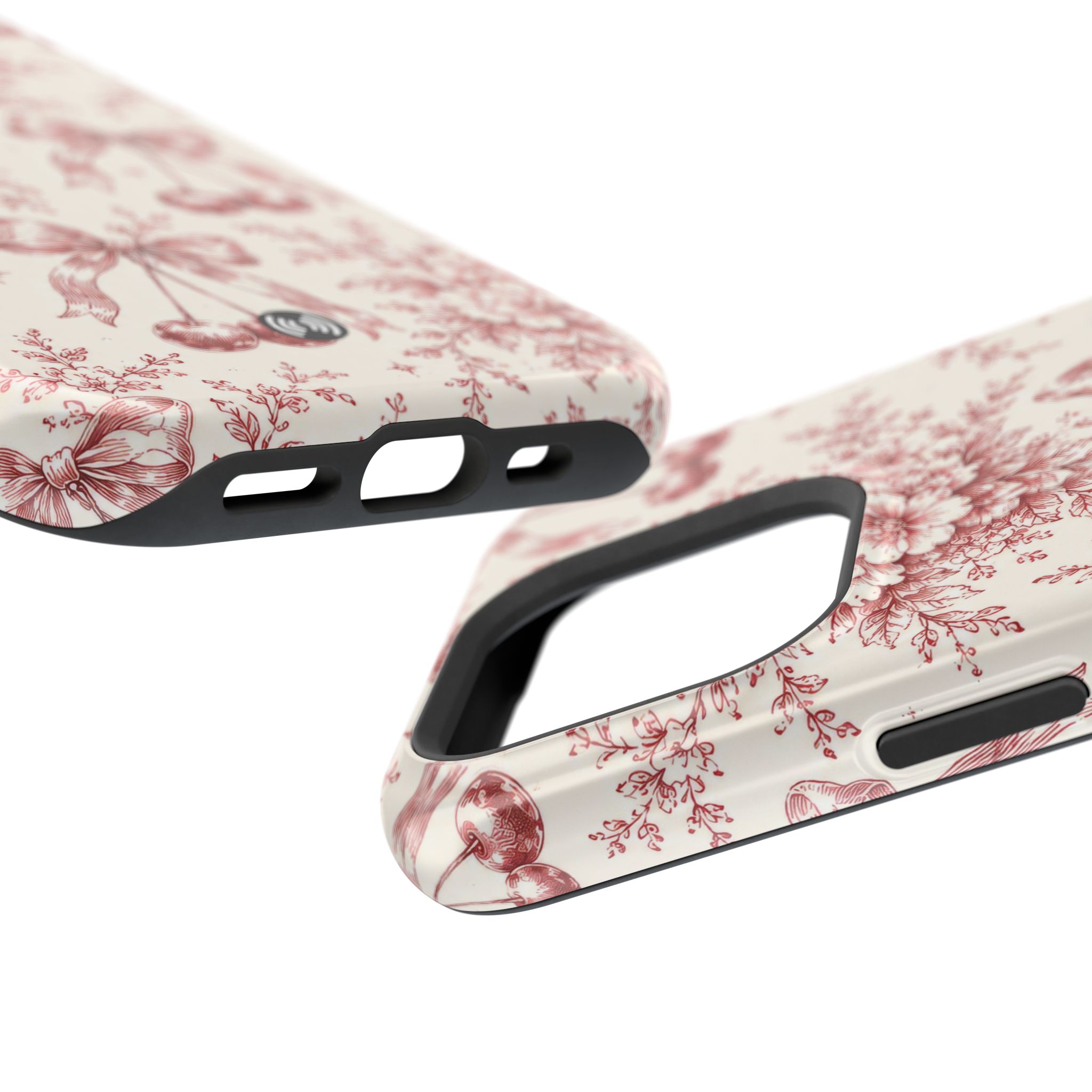 Floral Bow Magnetic Phone Case — Vintage Rose Impact-Resistant Cover - Image 50