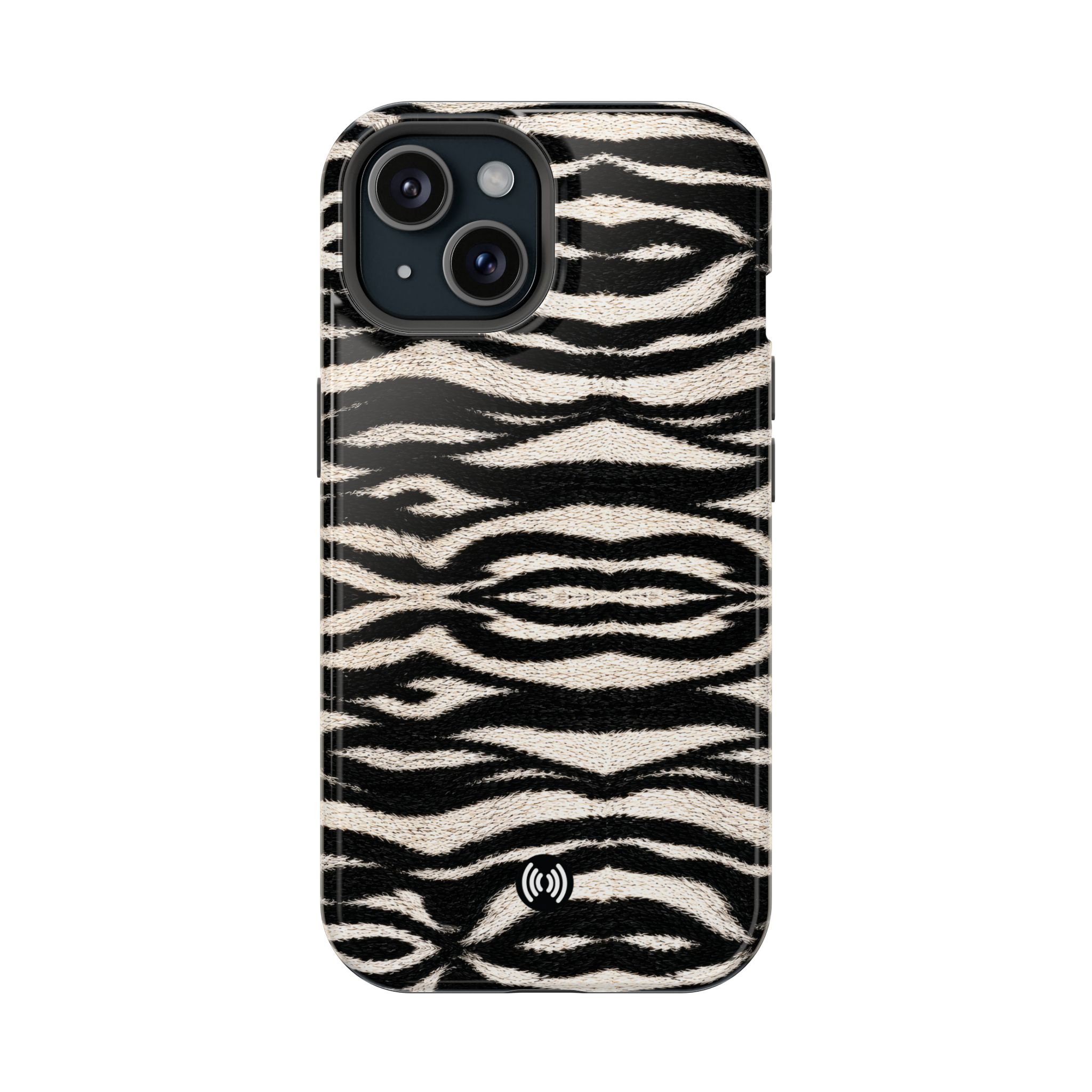 Zebra Print Magnetic Impact-Resistant Phone Case - Image 3