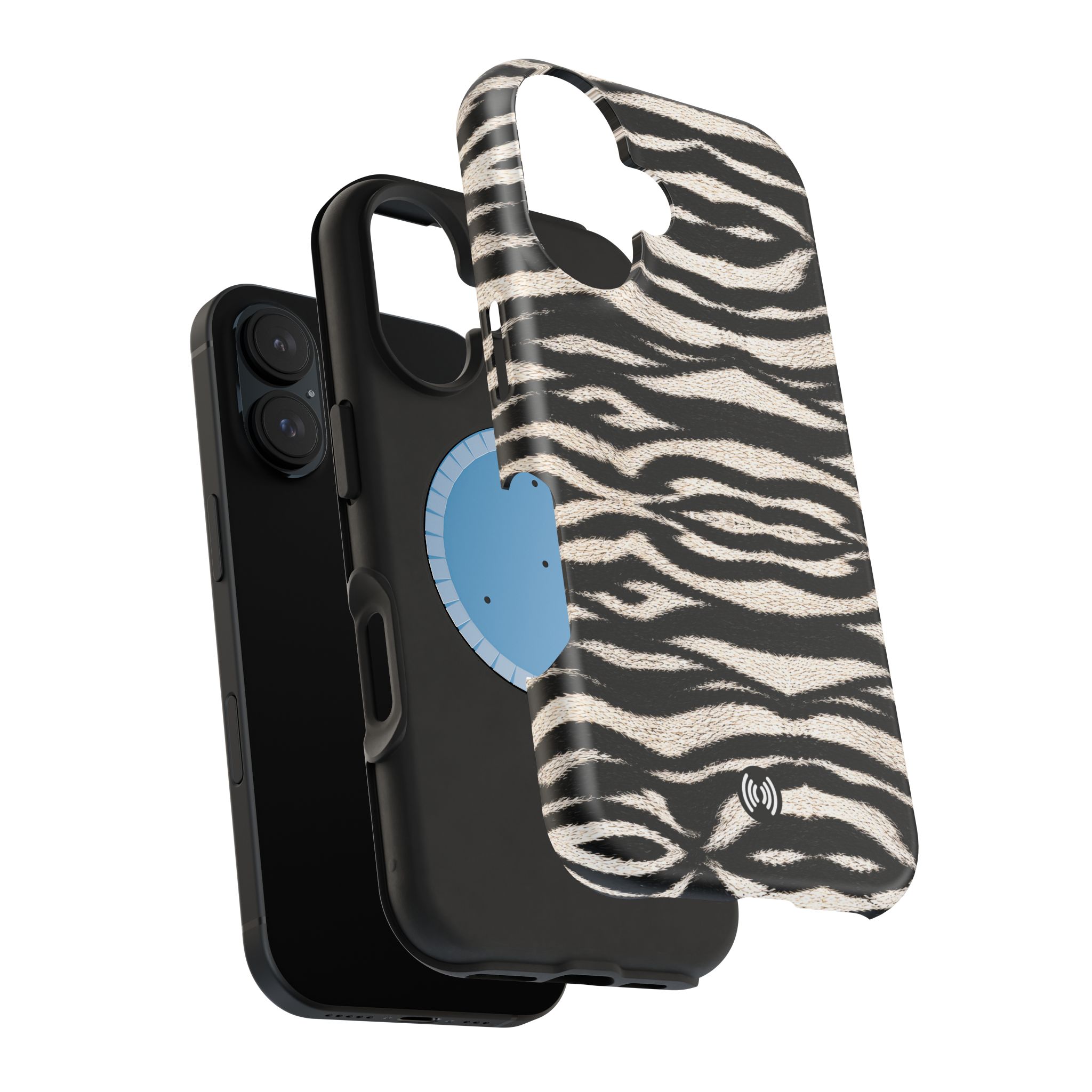 Zebra Print Magnetic Impact-Resistant Phone Case - Image 26
