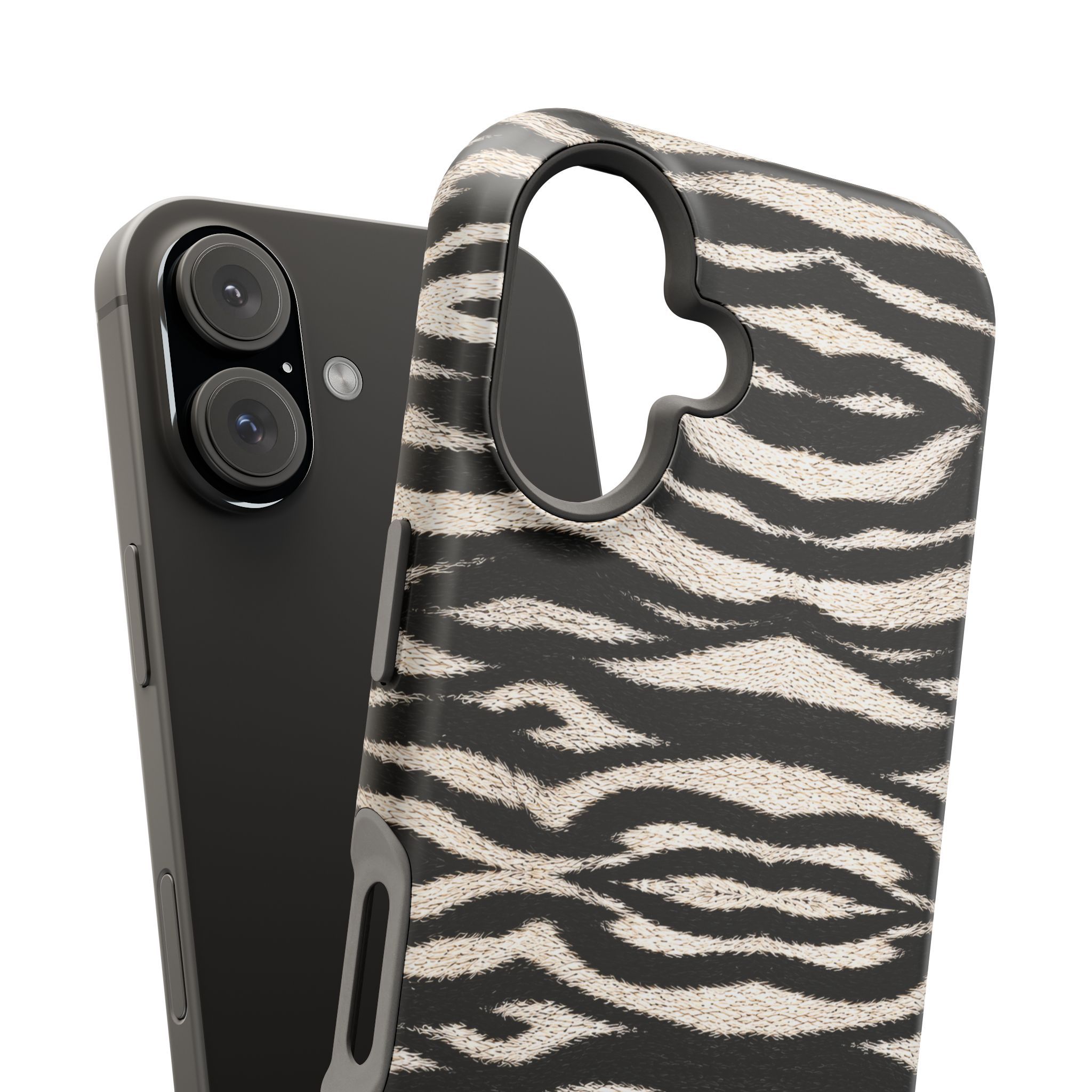Zebra Print Magnetic Impact-Resistant Phone Case - Image 23