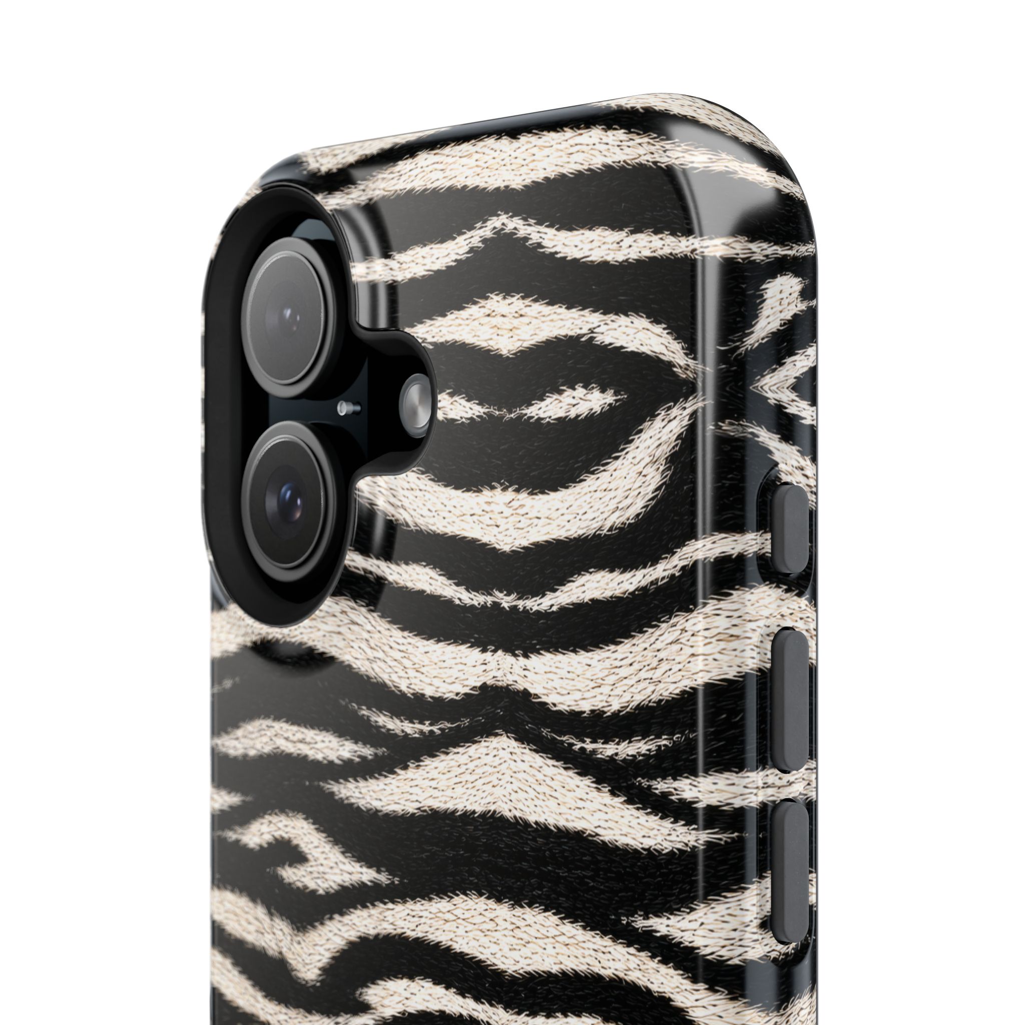 Zebra Print Magnetic Impact-Resistant Phone Case - Image 9