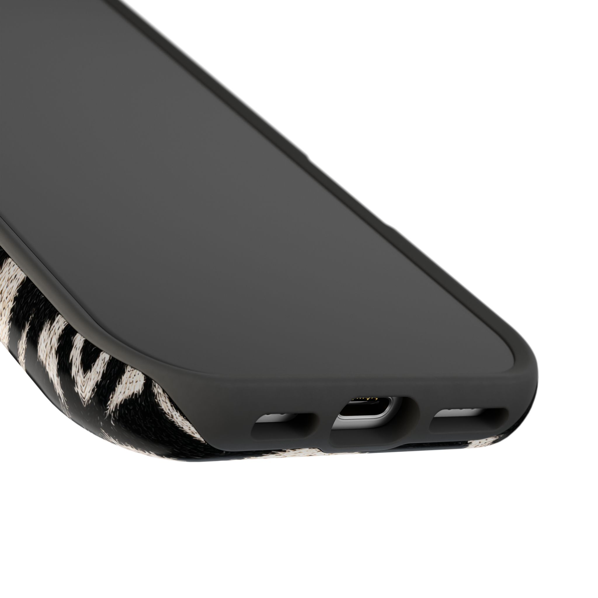 Zebra Print Magnetic Impact-Resistant Phone Case - Image 8