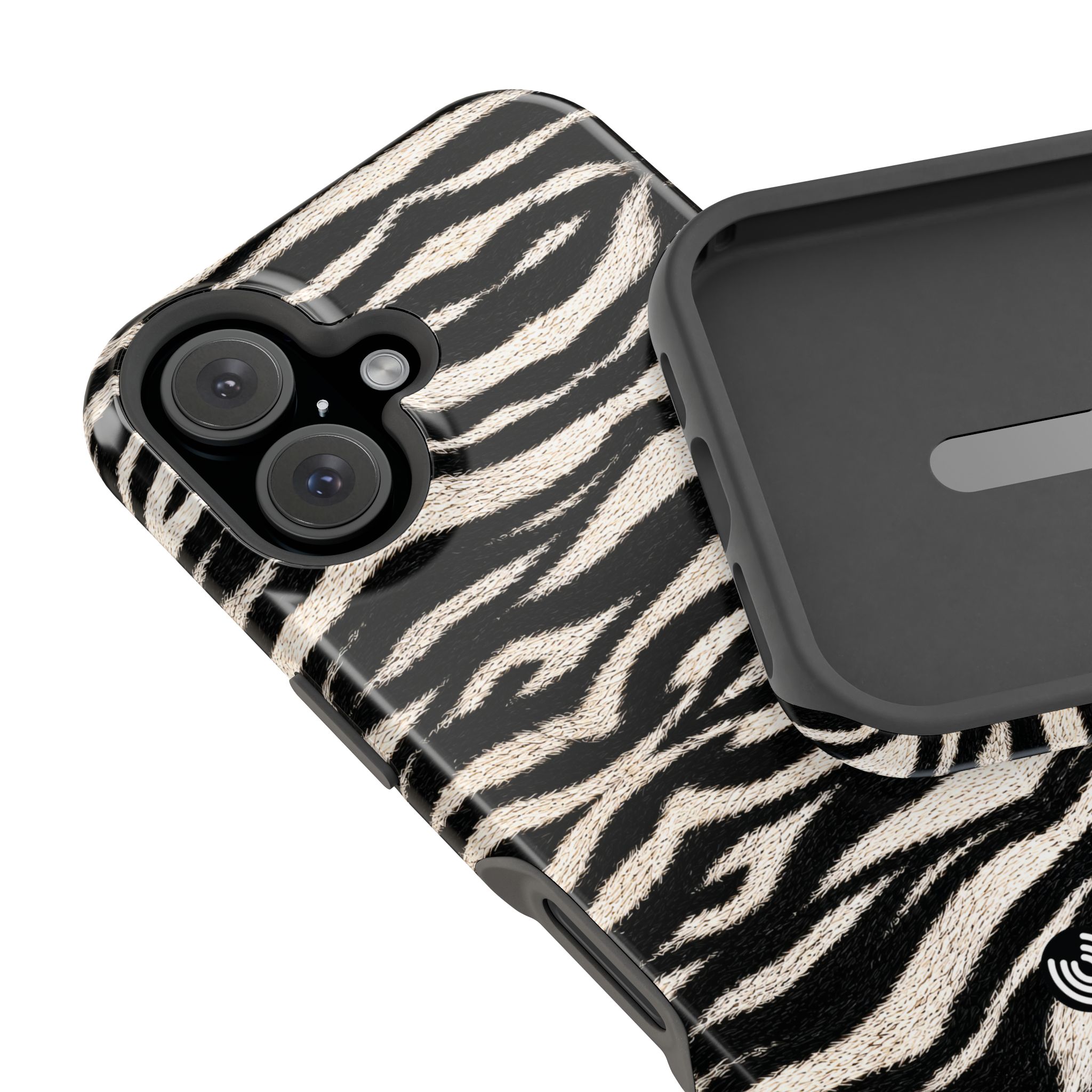 Zebra Print Magnetic Impact-Resistant Phone Case - Image 14