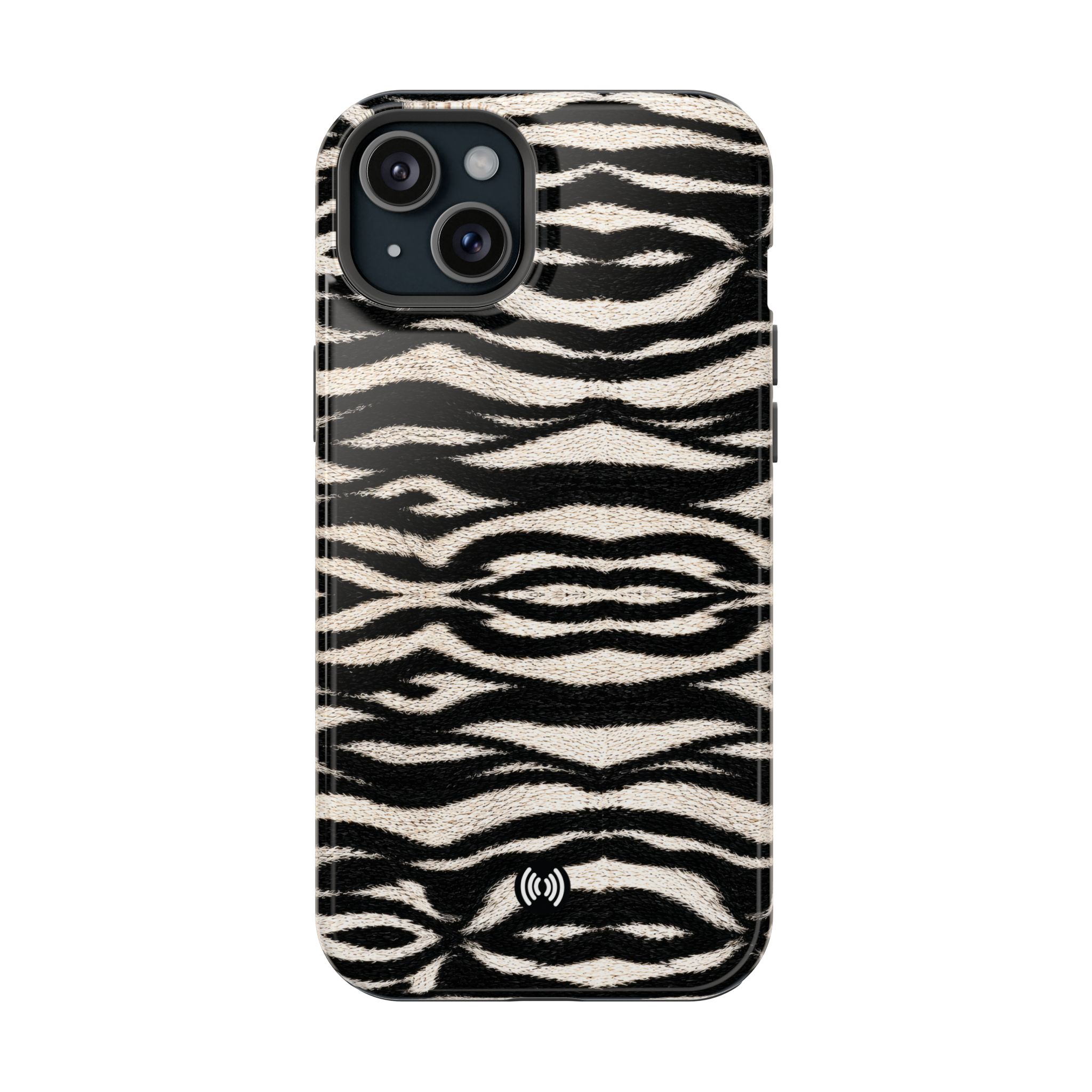 Zebra Print Magnetic Impact-Resistant Phone Case - Image 5