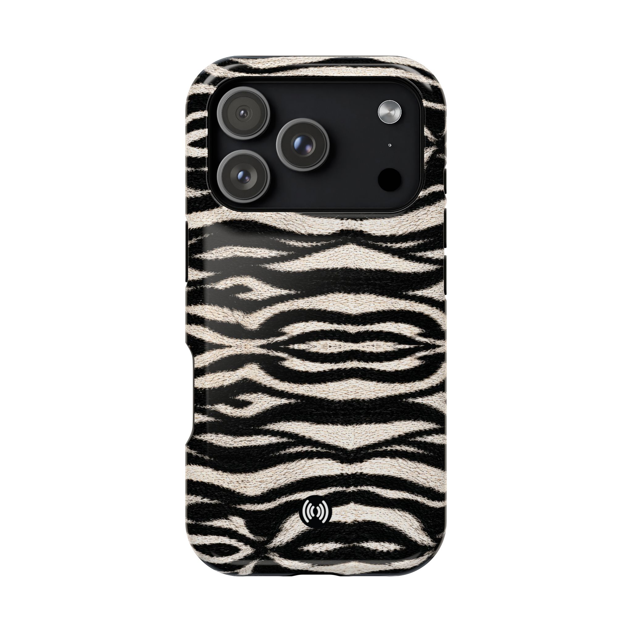 Zebra Print Magnetic Impact-Resistant Phone Case - Image 2