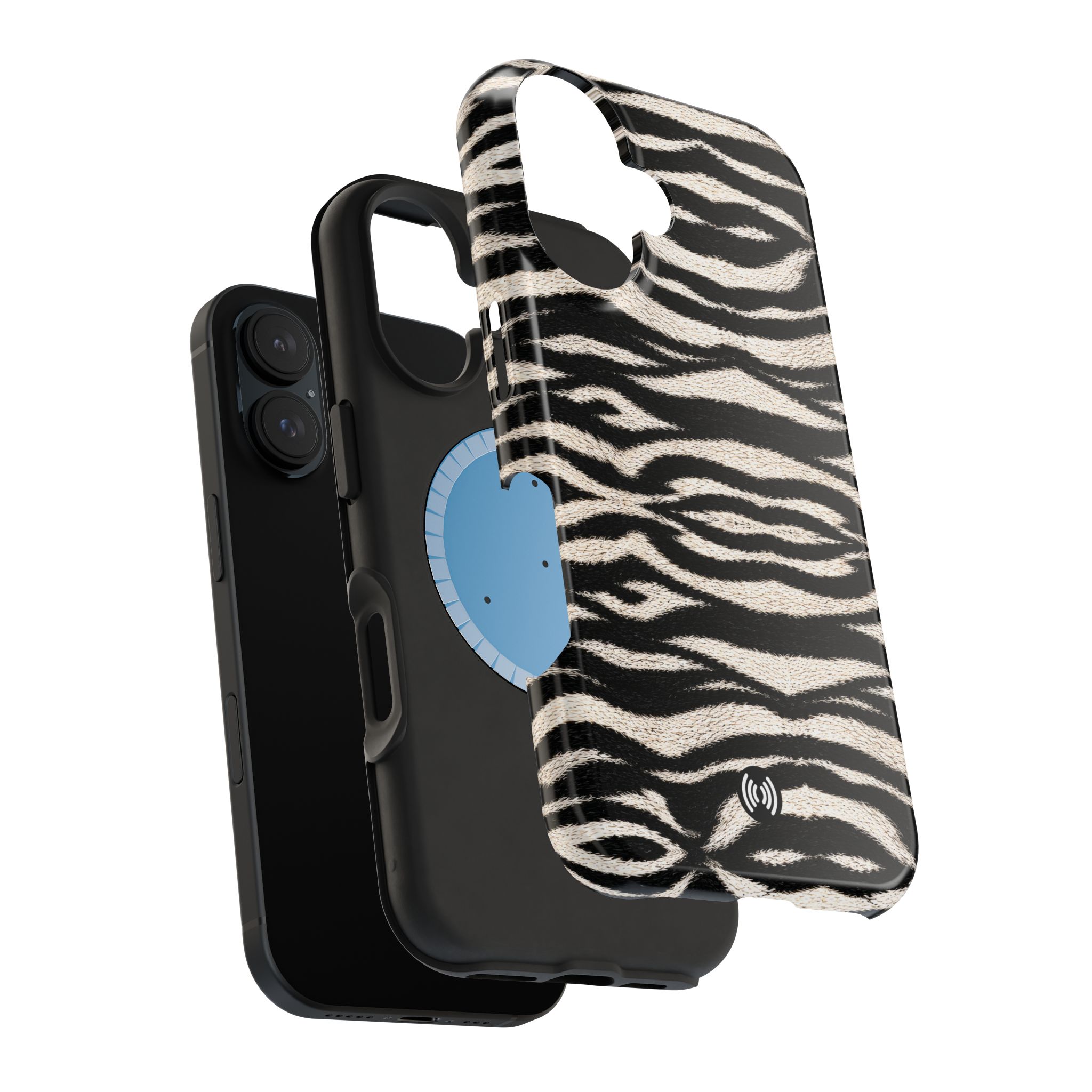 Zebra Print Magnetic Impact-Resistant Phone Case - Image 16