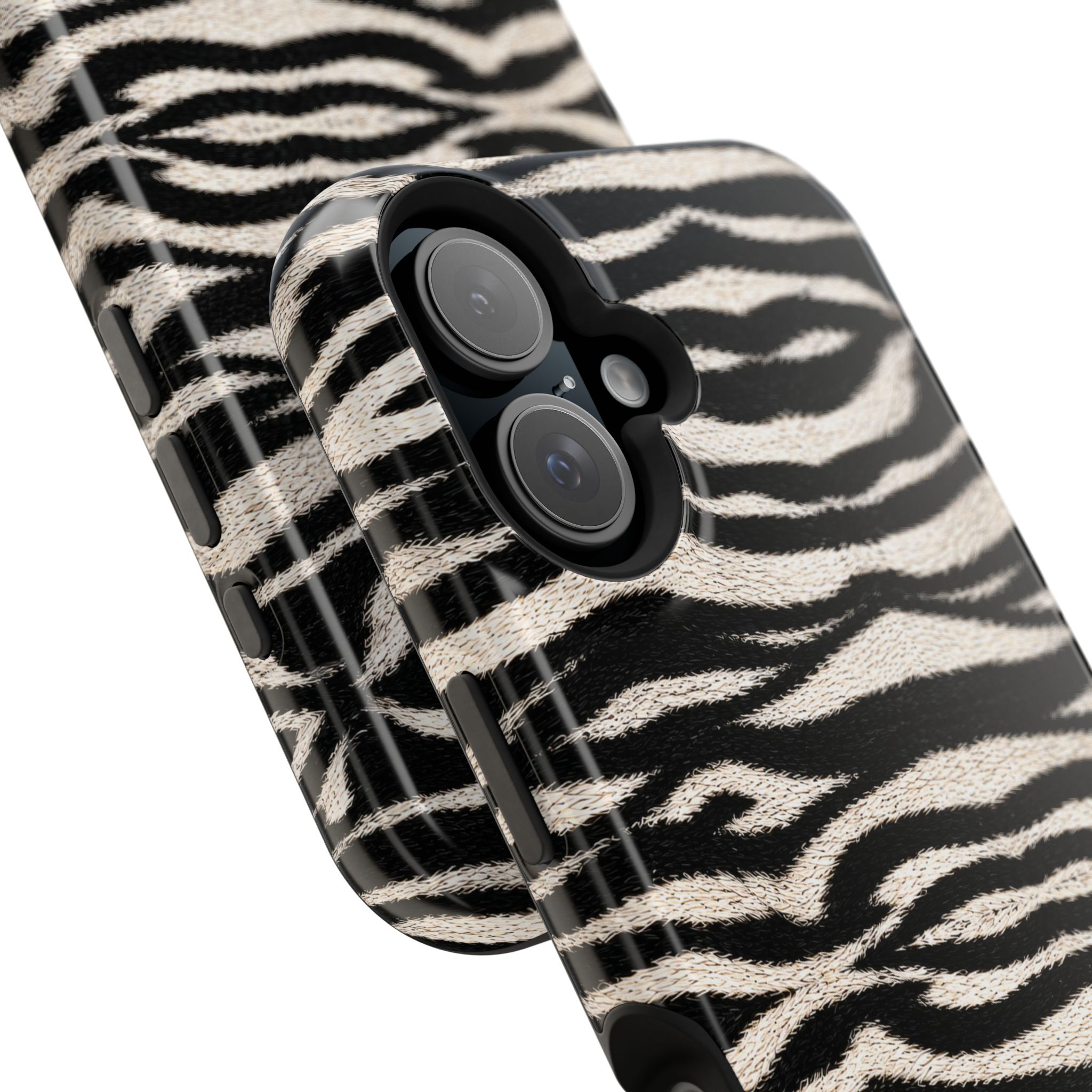 Zebra Print Magnetic Impact-Resistant Phone Case - Image 7
