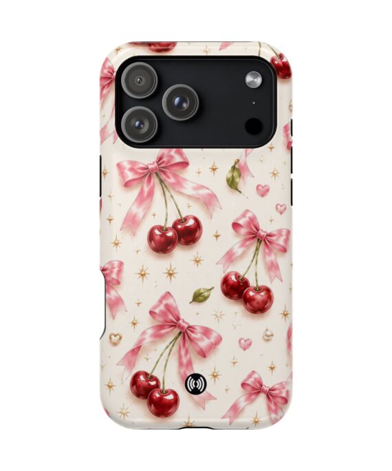 Cherry Bow Coquette Phone Case