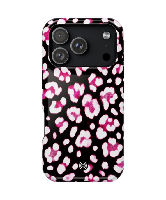 Pink Leopard Magnetic Phone Case