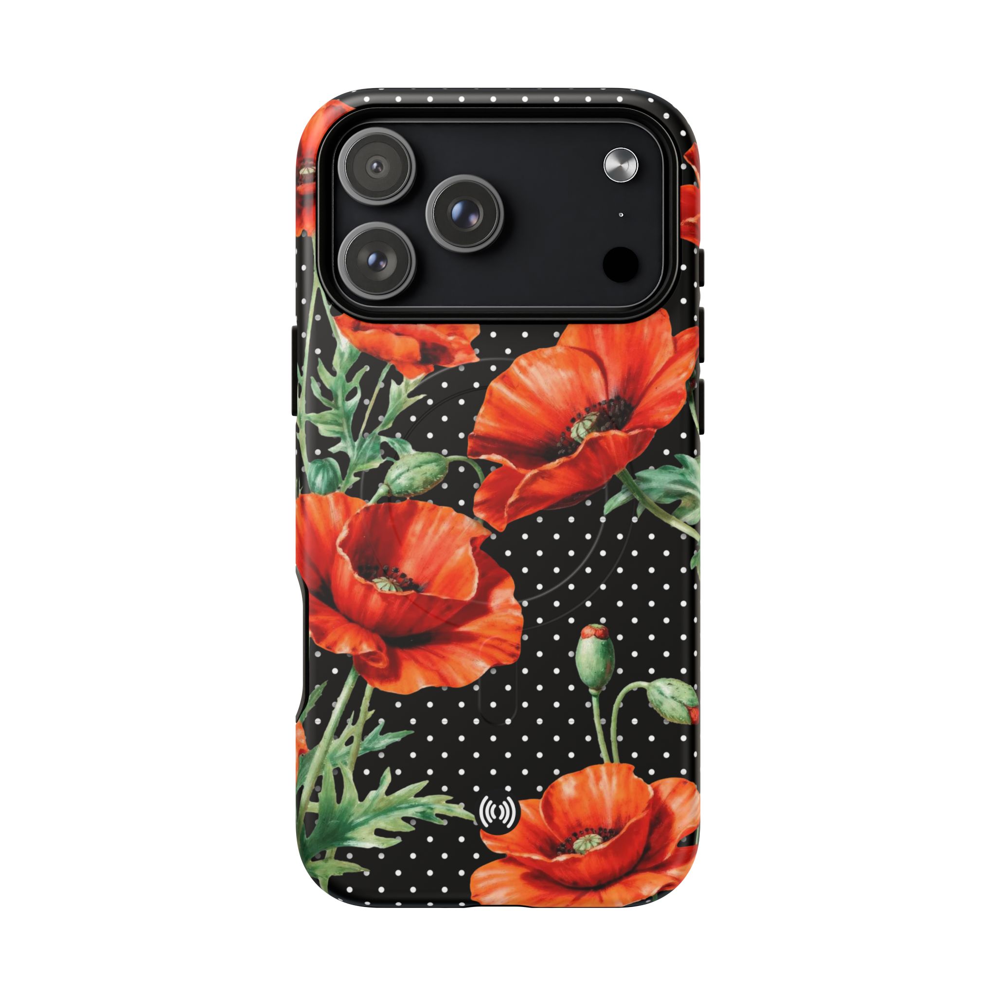 Red Poppy Floral MagSafe® iPhone Case