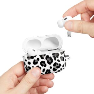 Black & White Leopard Print AirPod Case